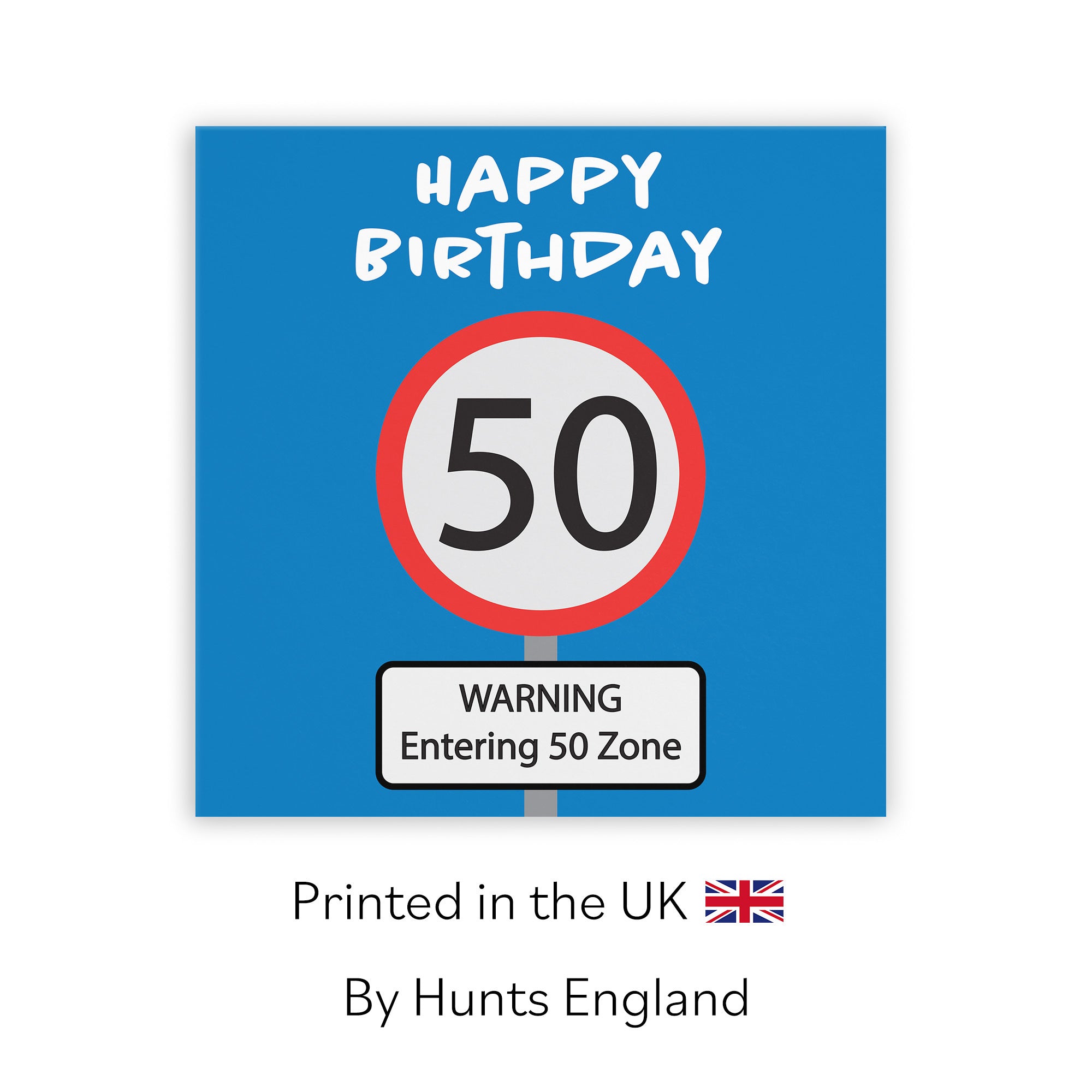 50th Birthday Card Road Sign - Default Title (TH02614)