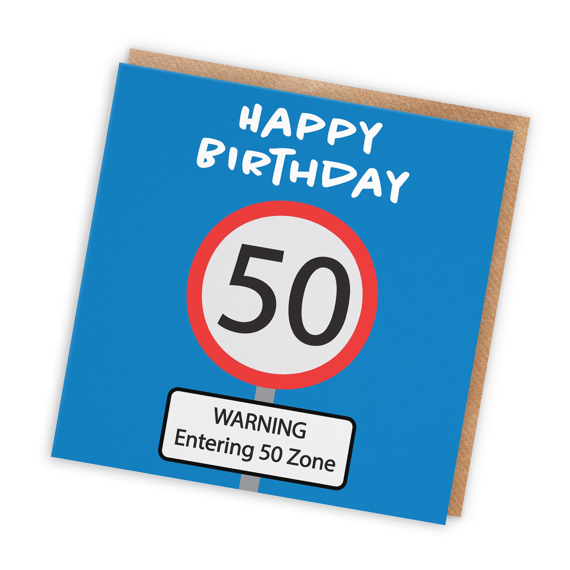 50th Birthday Card Road Sign - Default Title (TH02614)
