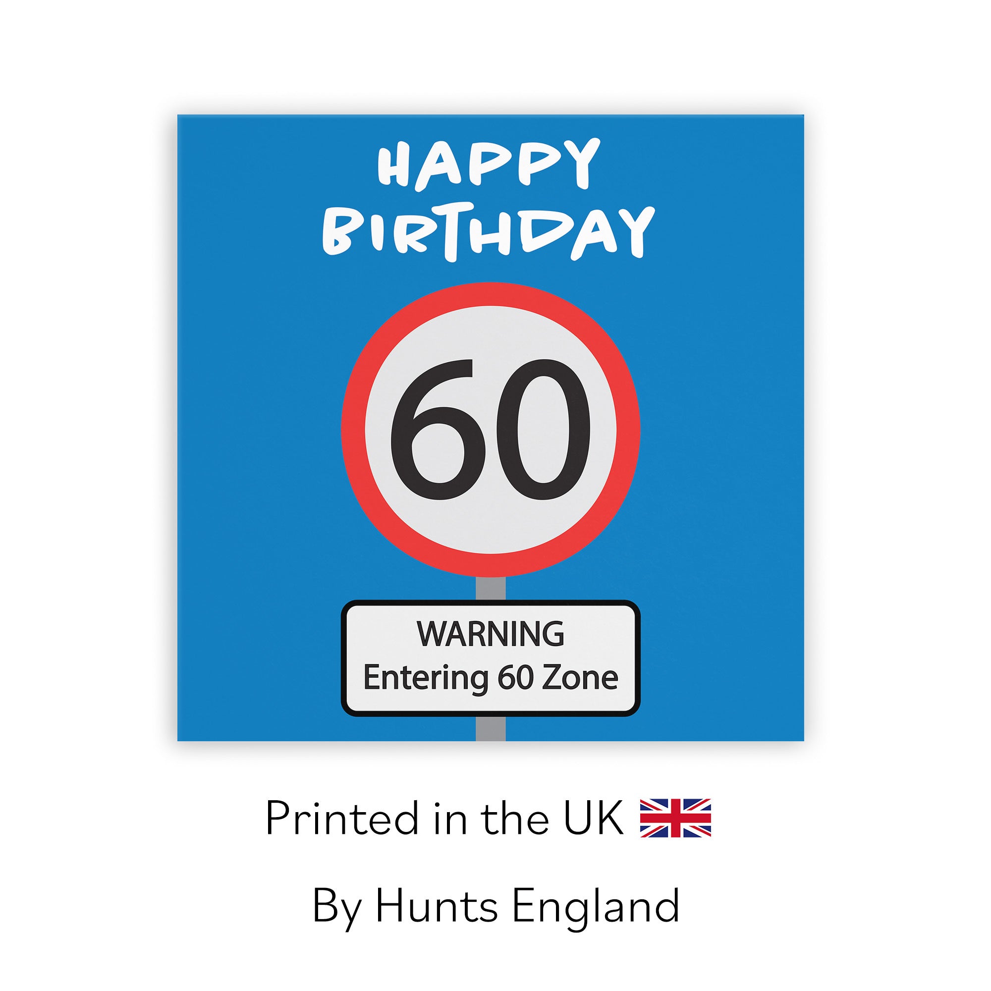 60th Birthday Card Road Sign - Default Title (TH02615)