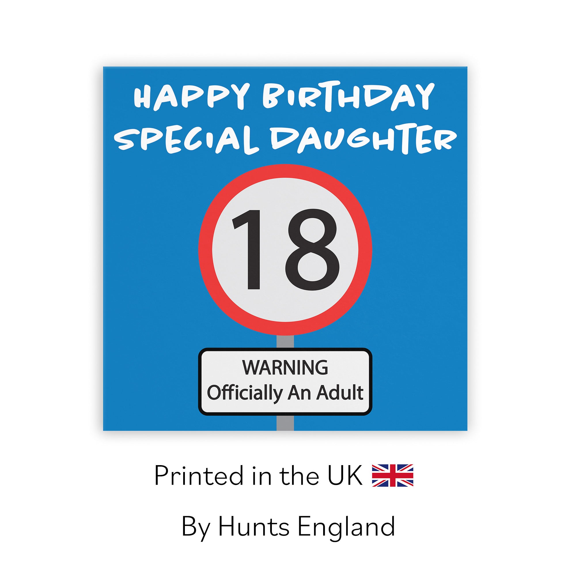 18th Daughter Birthday Card Road Sign - Default Title (TH02617)
