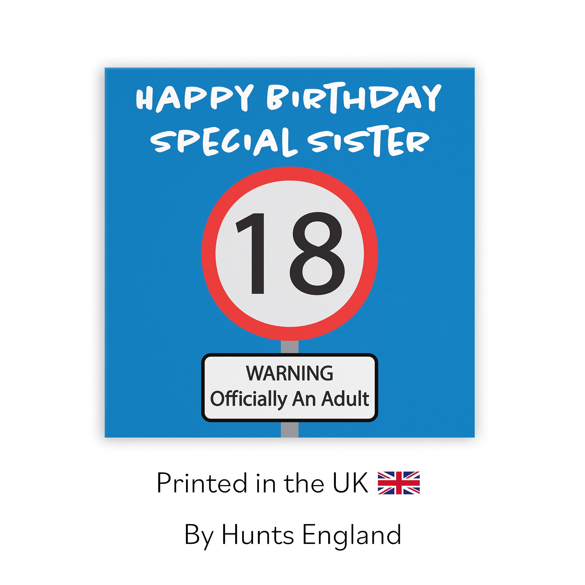 18th Sister Birthday Card Road Sign - Default Title (TH02618)