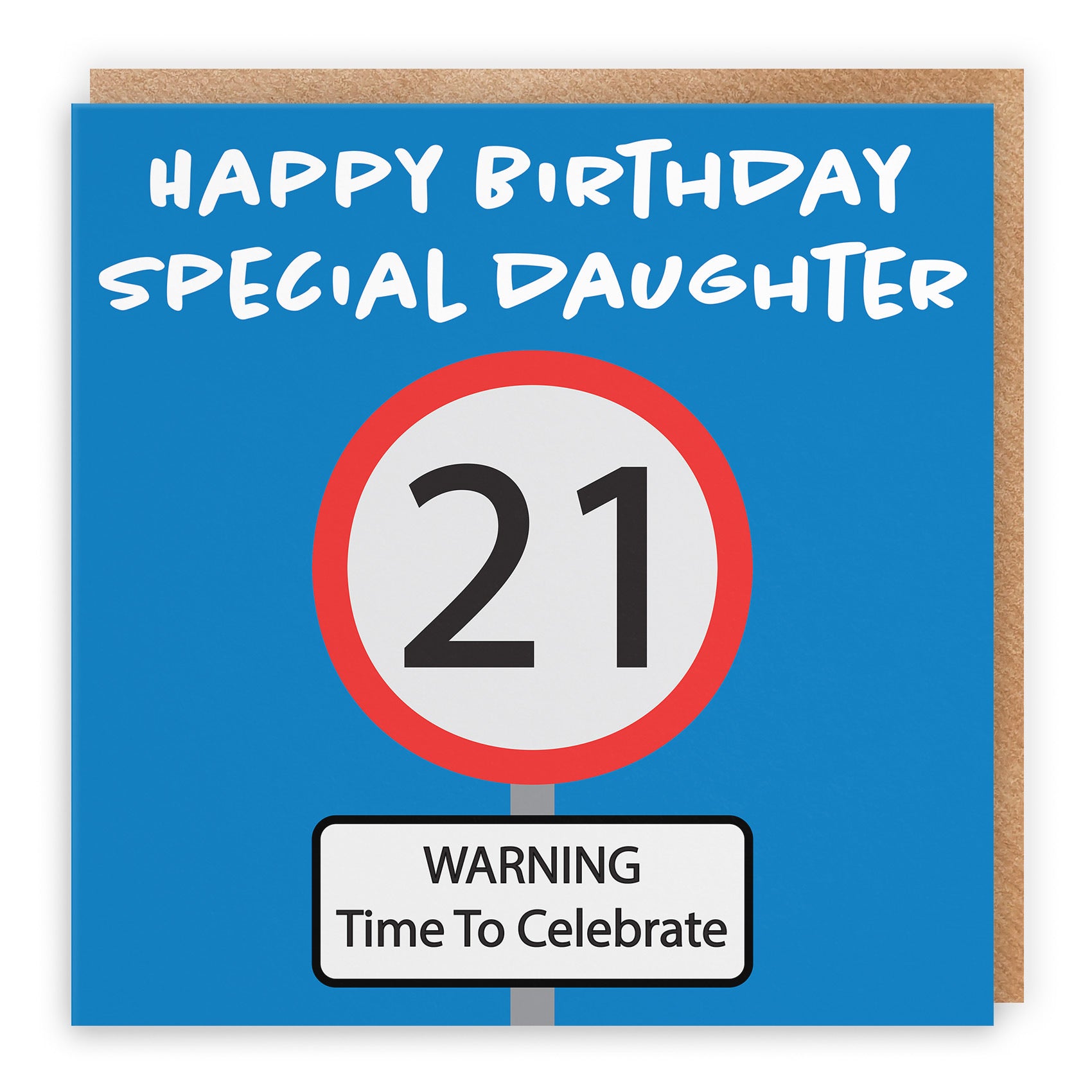 21st Daughter Birthday Card Road Sign - Default Title (TH02622)
