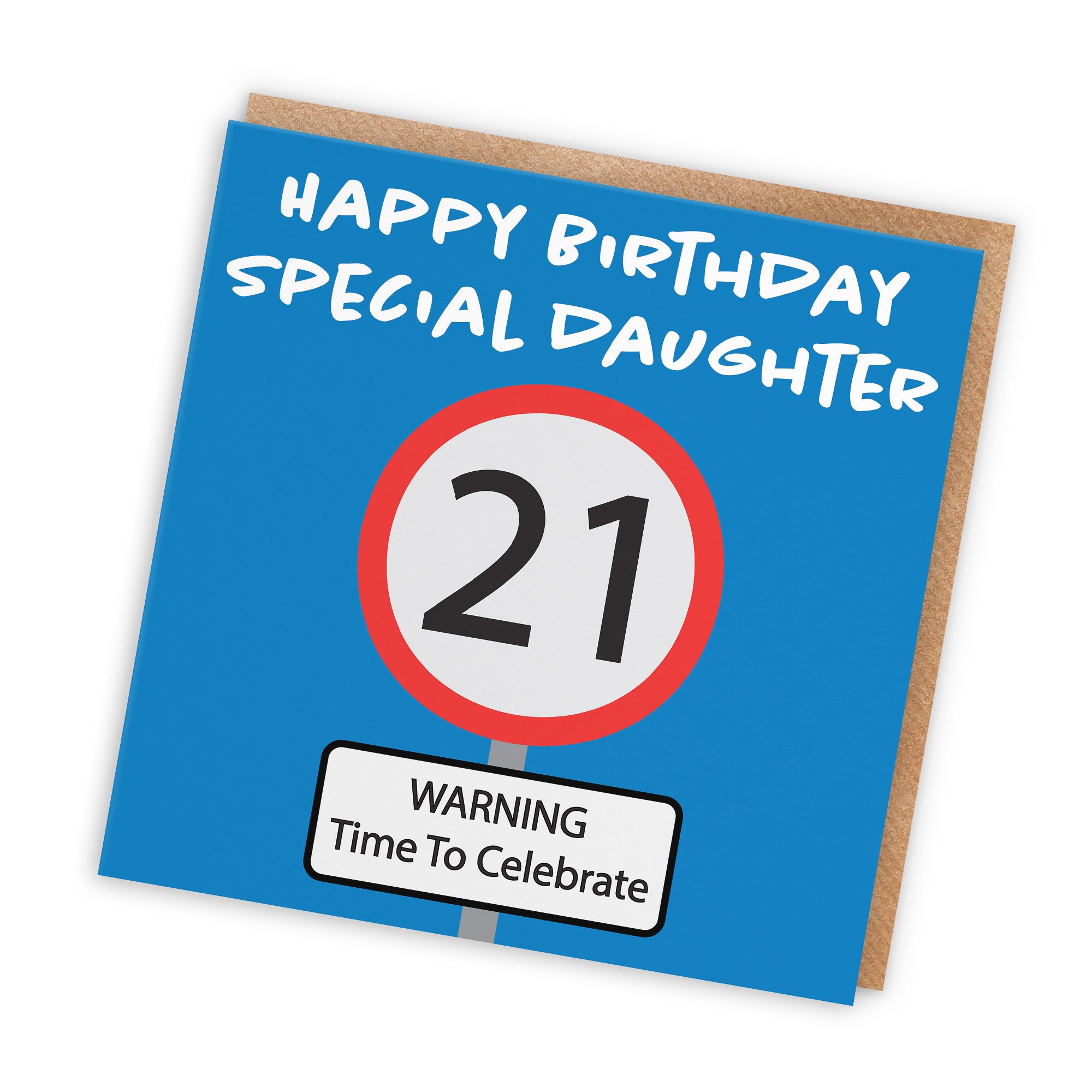 21st Daughter Birthday Card Road Sign - Default Title (TH02622)
