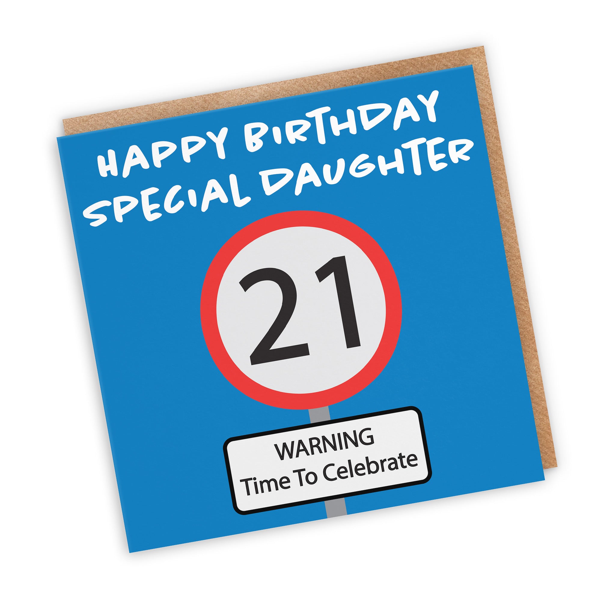 21st Daughter Birthday Card Road Sign - Default Title (TH02622)