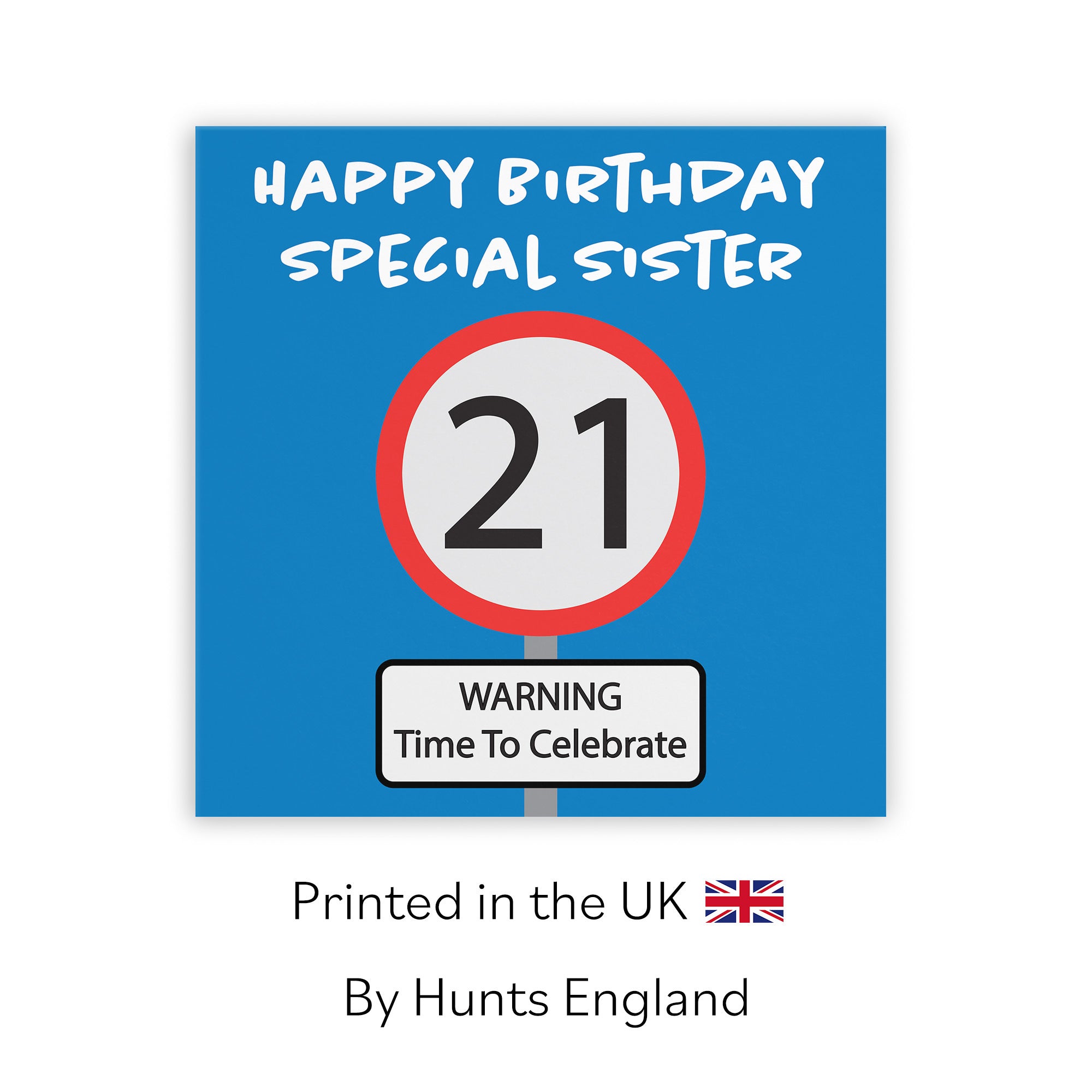 21st Sister Birthday Card Road Sign - Default Title (TH02623)