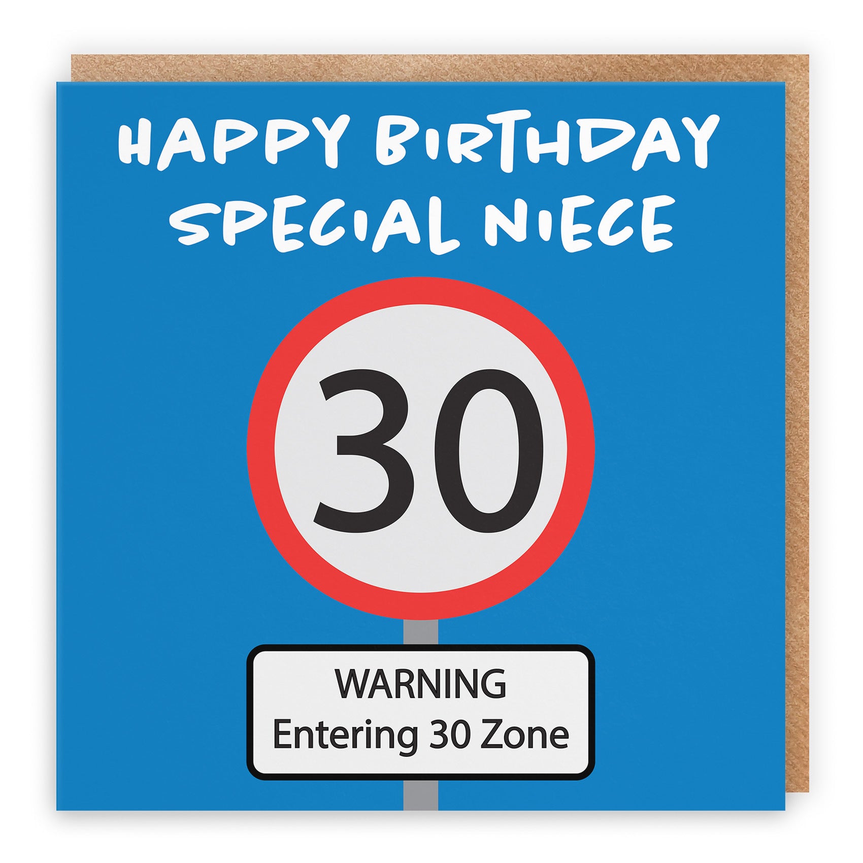 30th Niece Birthday Card Road Sign - Default Title (TH02624)