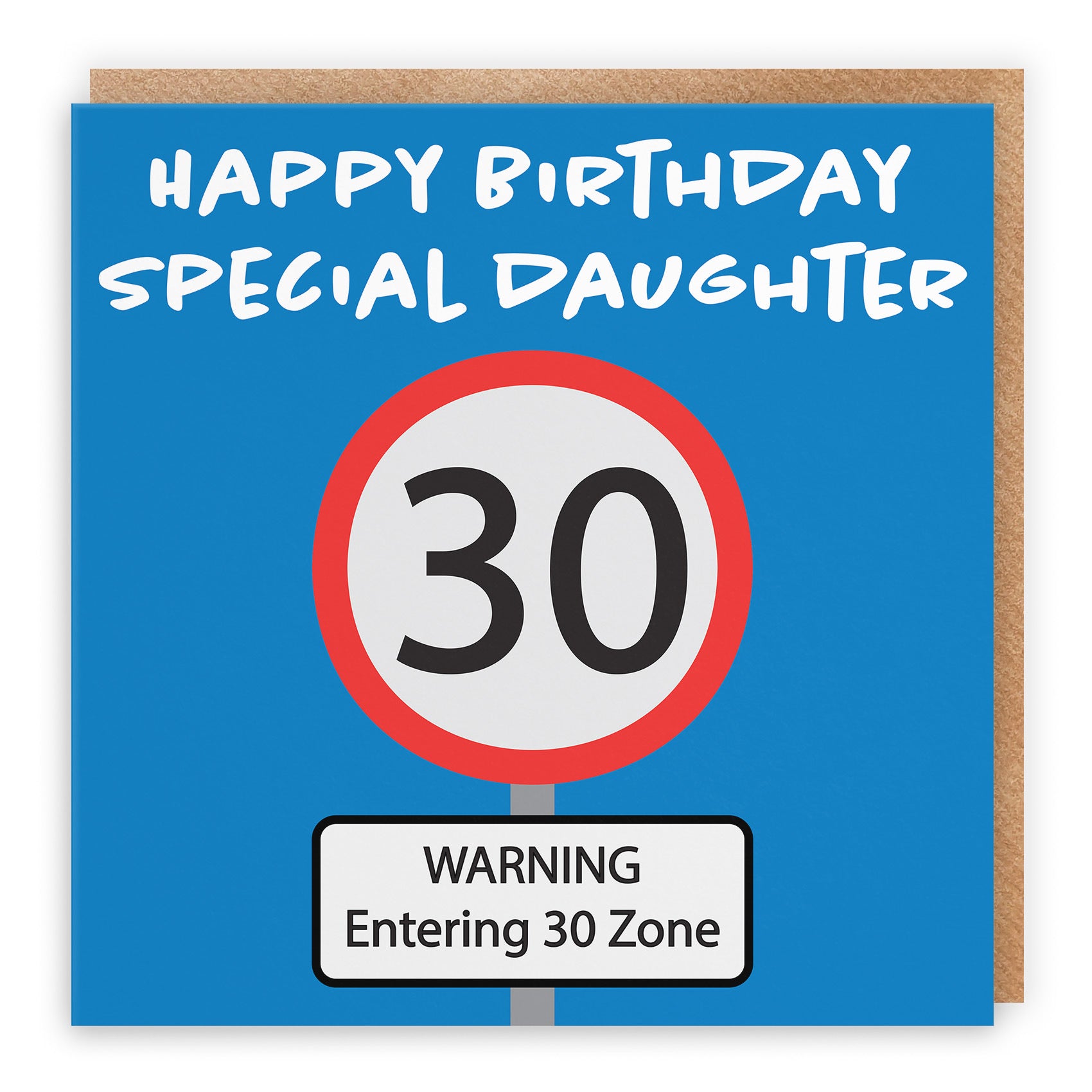 30th Daughter Birthday Card Road Sign - Default Title (TH02627)