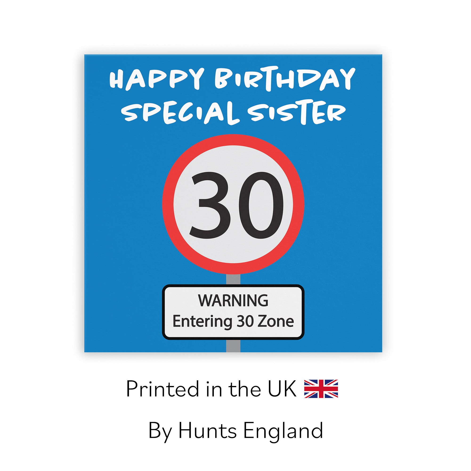 30th Sister Birthday Card Road Sign - Default Title (TH02628)