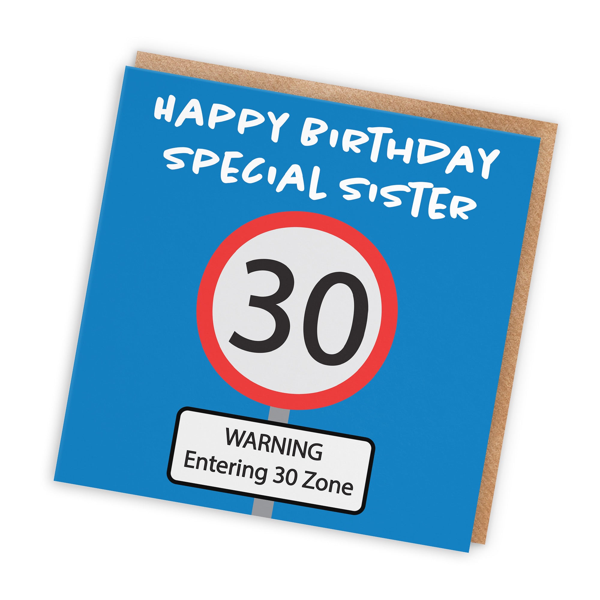 30th Sister Birthday Card Road Sign - Default Title (TH02628)