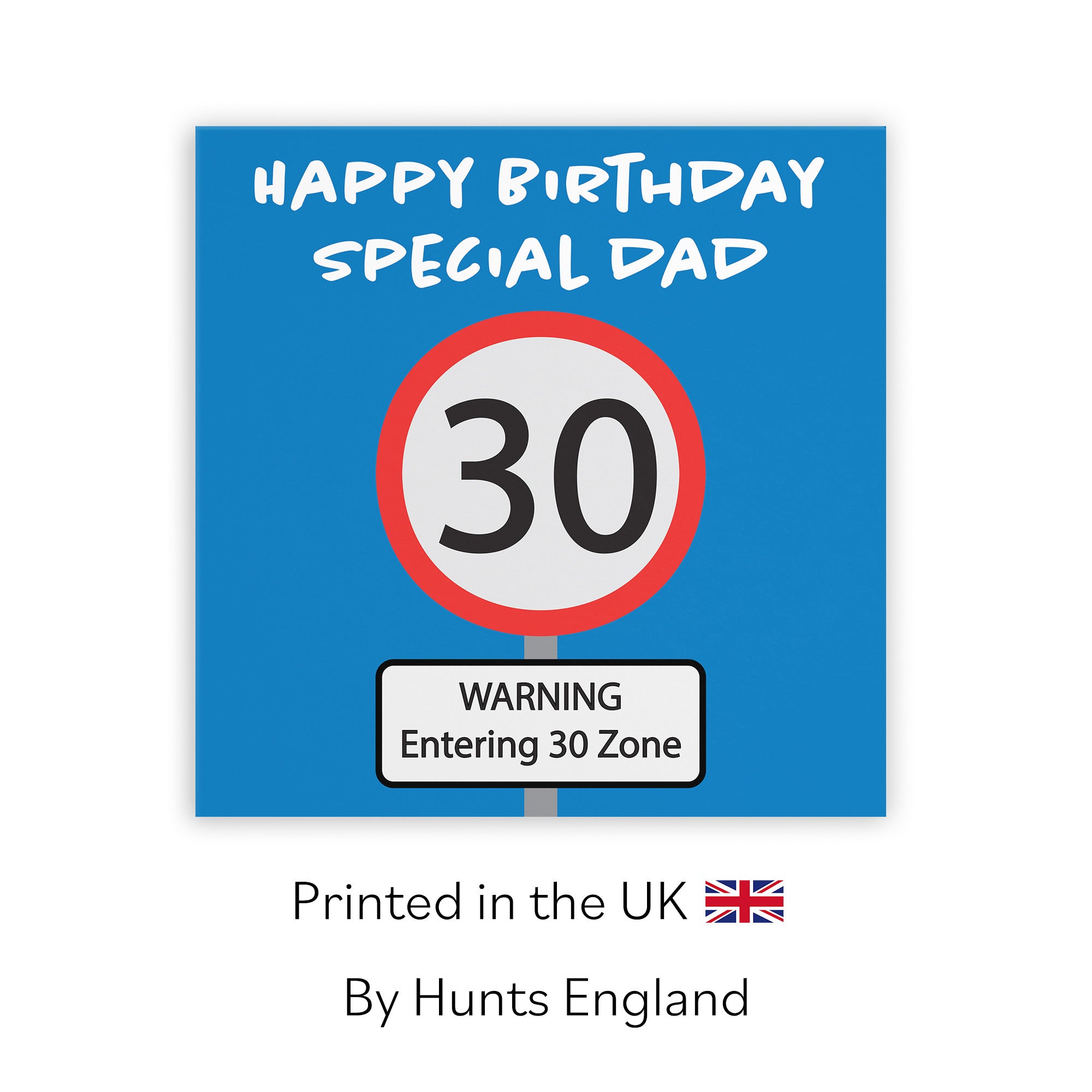 30th Dad Birthday Card Road Sign - Default Title (TH02630)