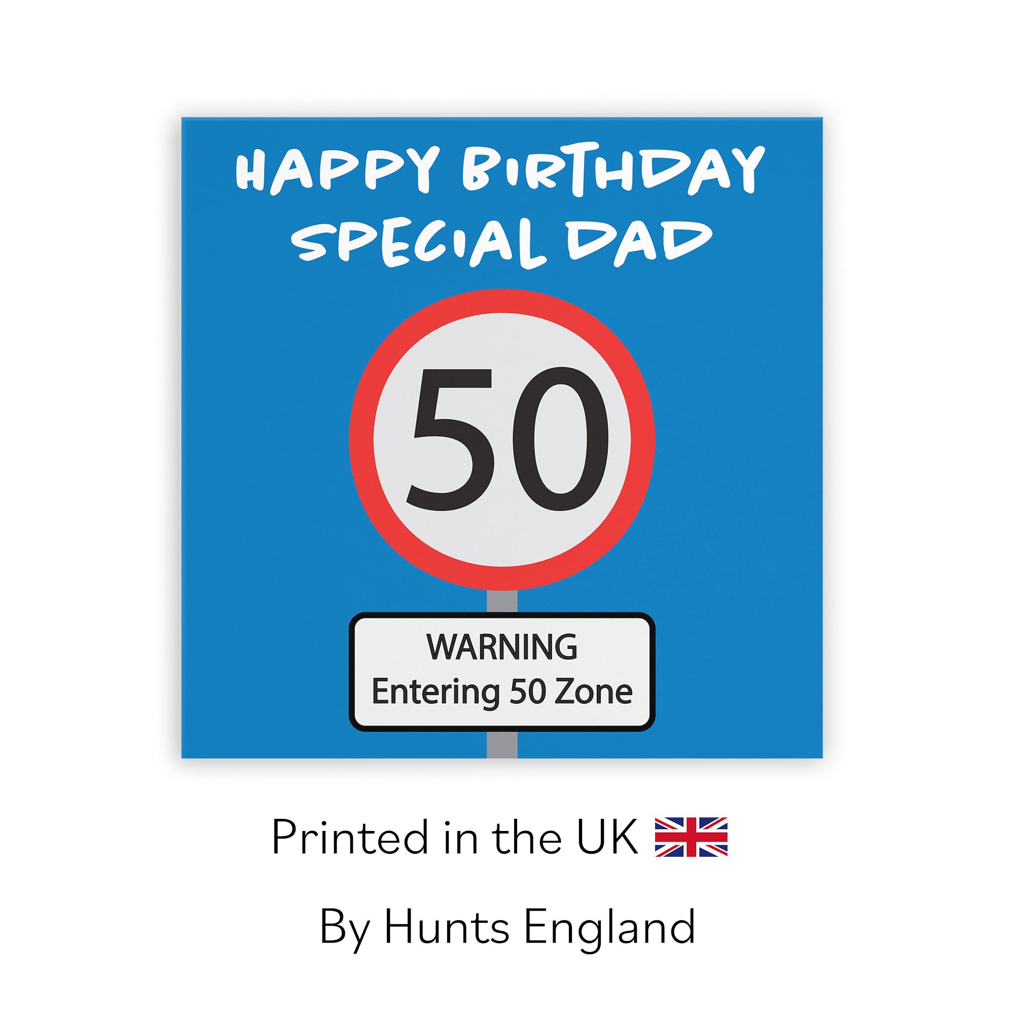 50th Dad Birthday Card Road Sign - Default Title (TH02631)