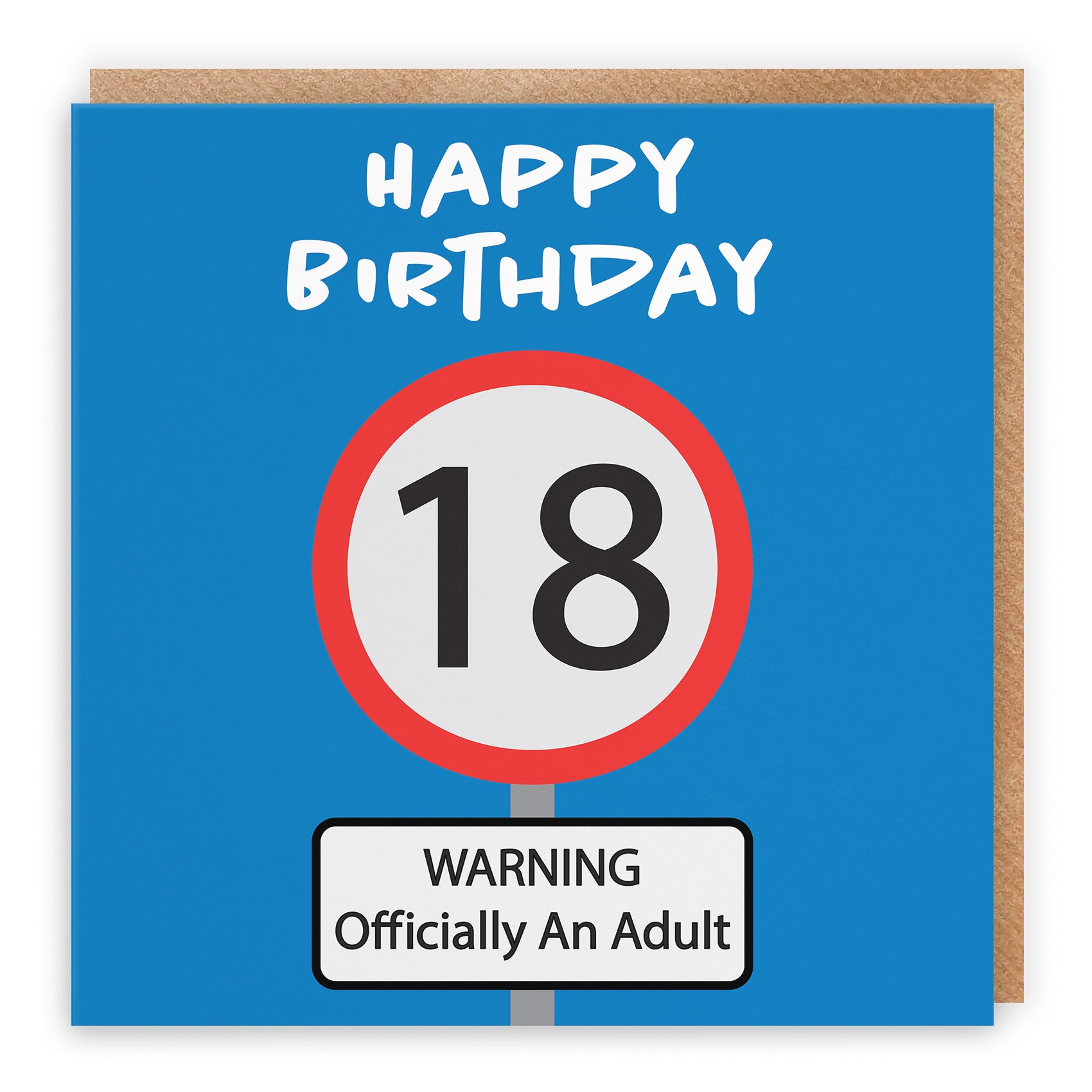 18th Birthday Card Road Sign - Default Title (TH02633)