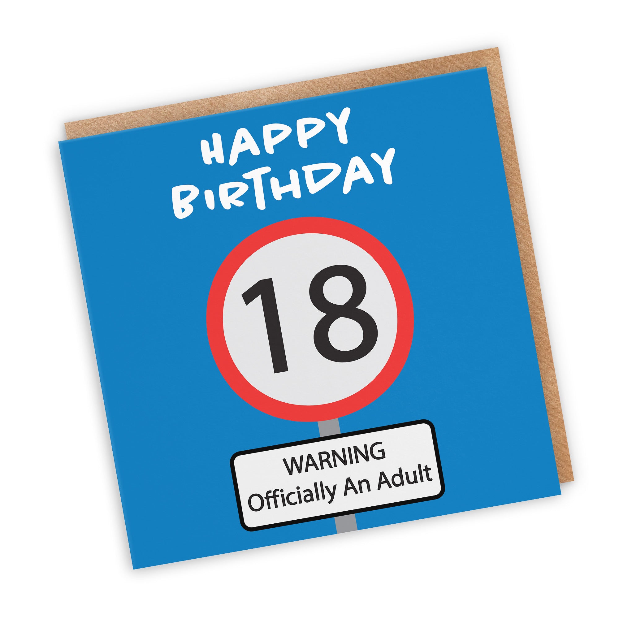 18th Birthday Card Road Sign - Default Title (TH02633)