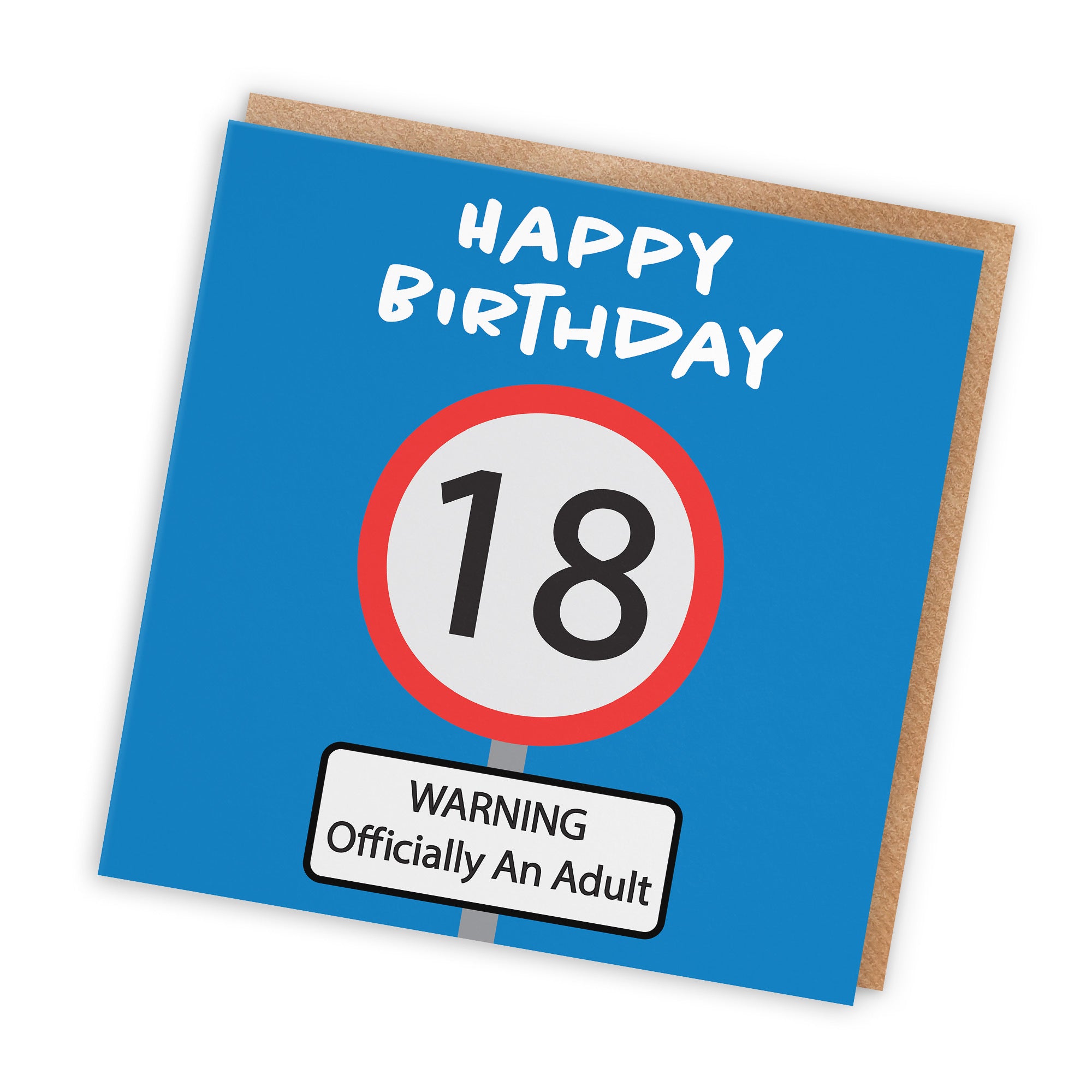 18th Birthday Card Road Sign - Default Title (TH02633)