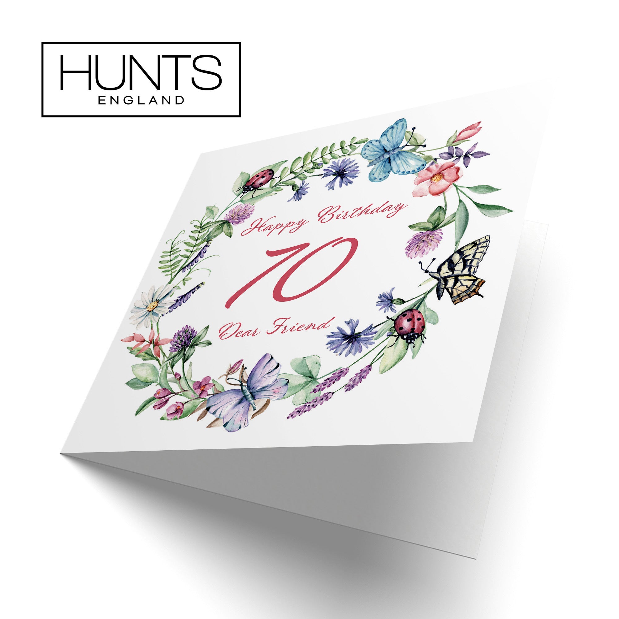 70th Friend Birthday Card Meadow - Default Title (TH02643)