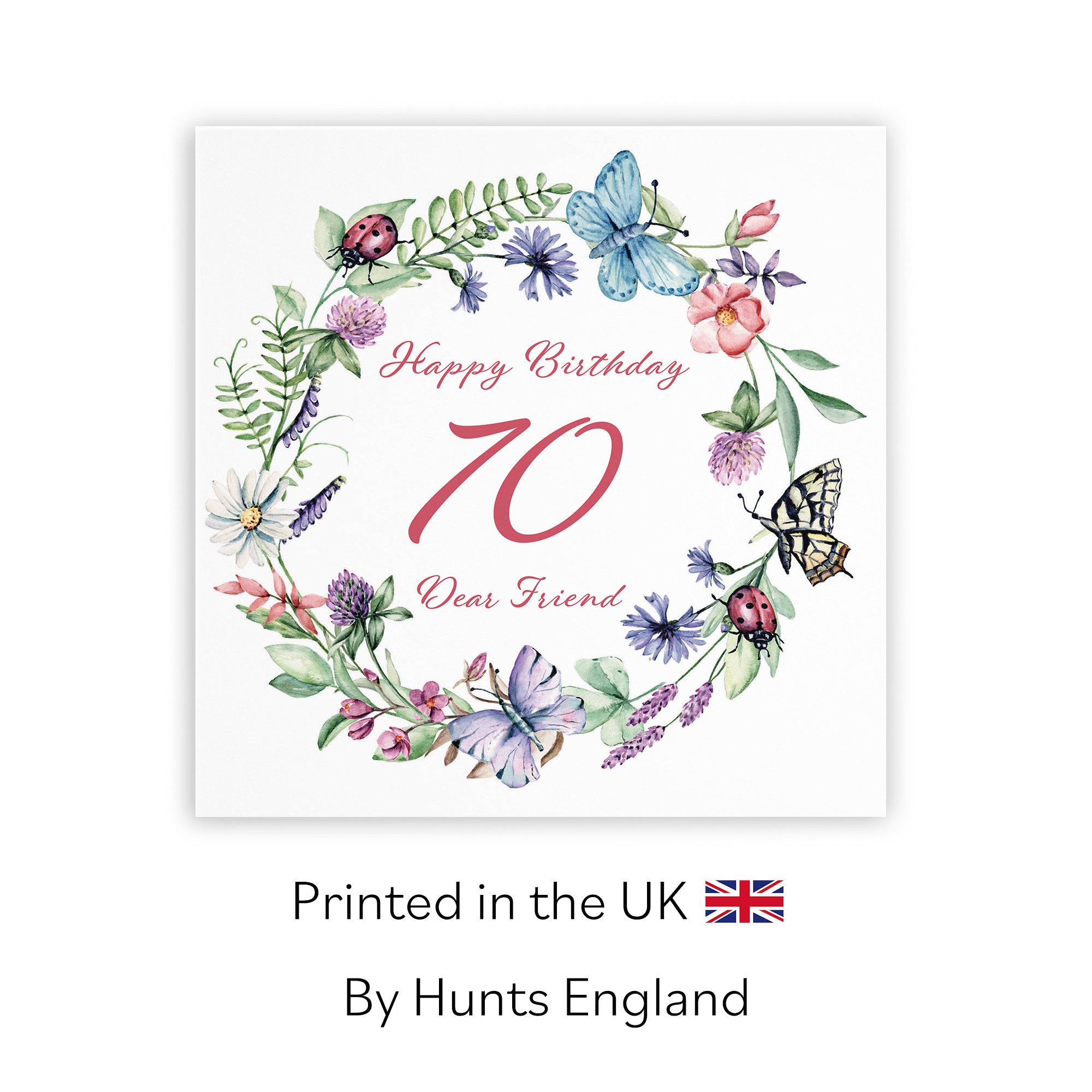 70th Friend Birthday Card Meadow - Default Title (TH02643)