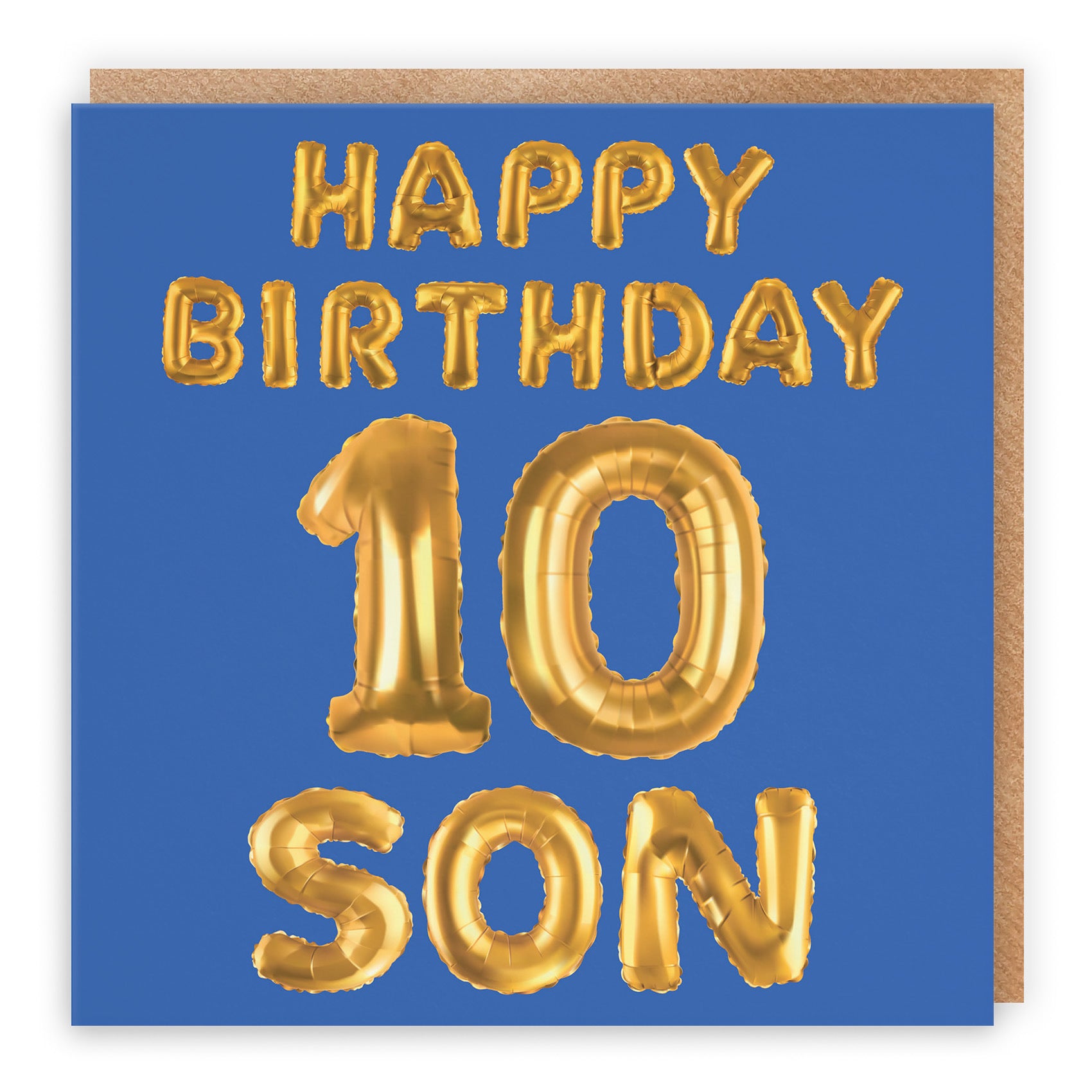 10th Son Birthday Card Balloon - Default Title (TH02669)