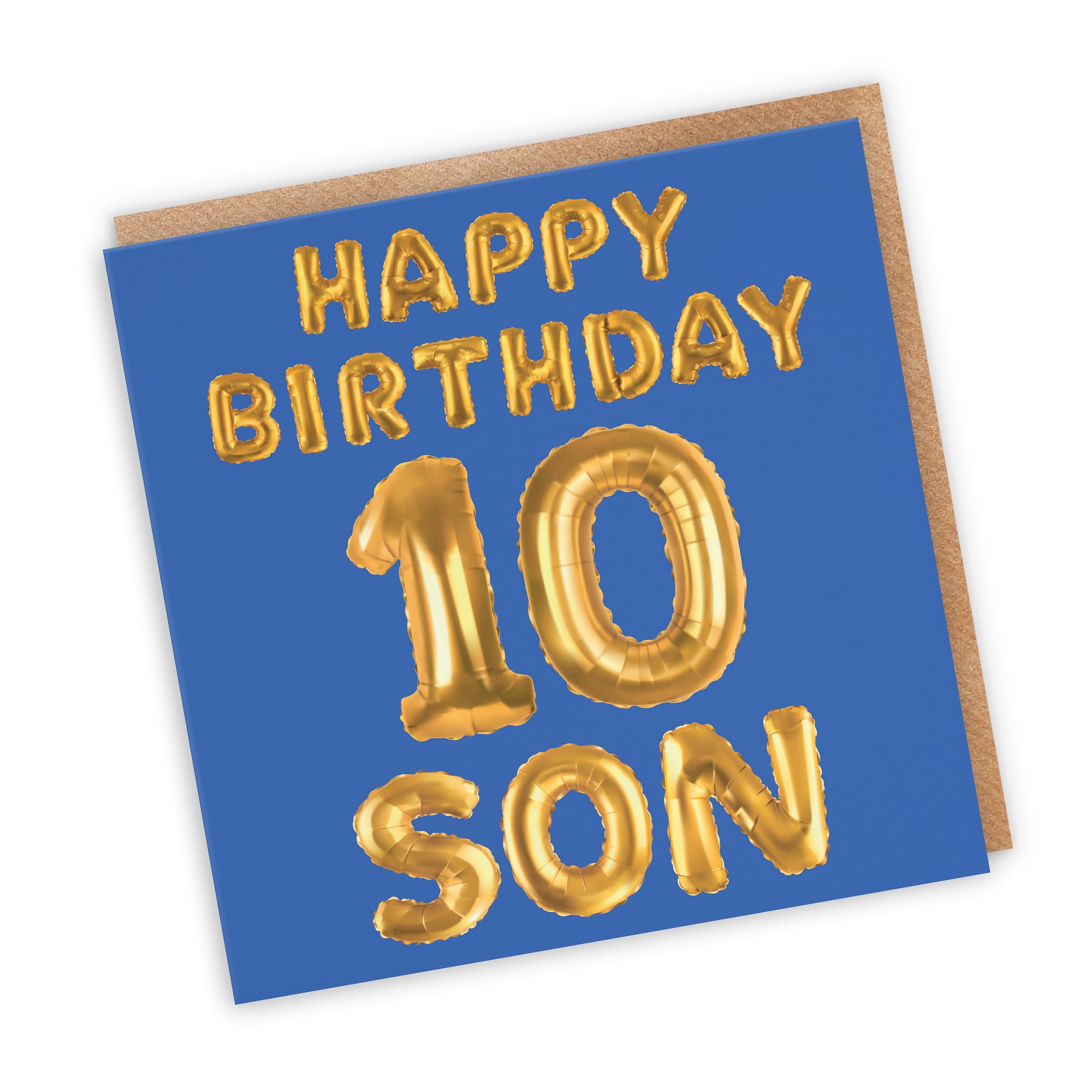 10th Son Birthday Card Balloon - Default Title (TH02669)