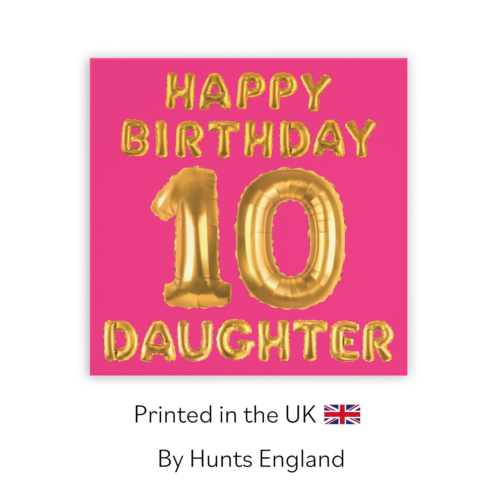 10th Daughter Birthday Card Balloon - Default Title (TH02670)