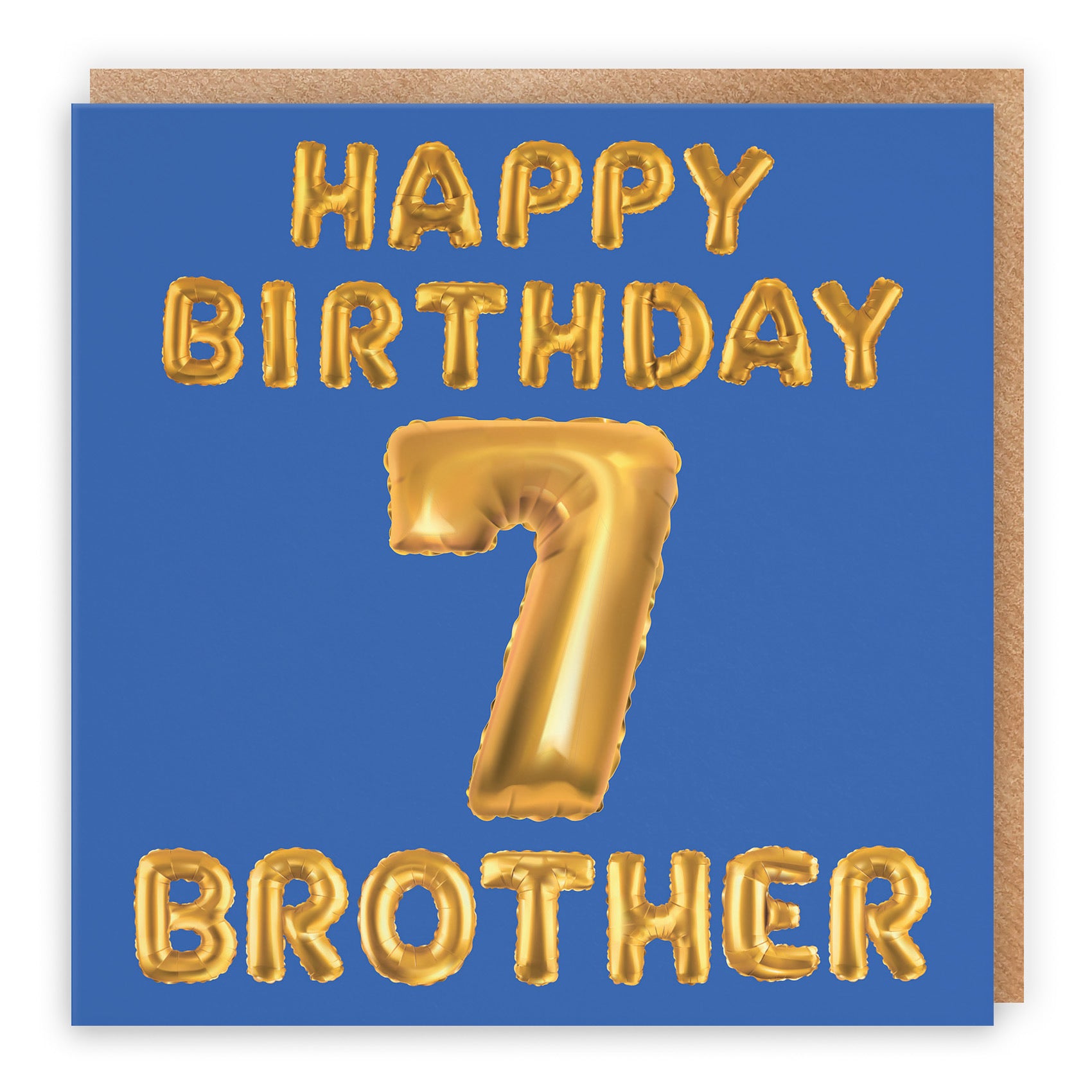 7th Brother Birthday Card Balloon - Default Title (TH02672)