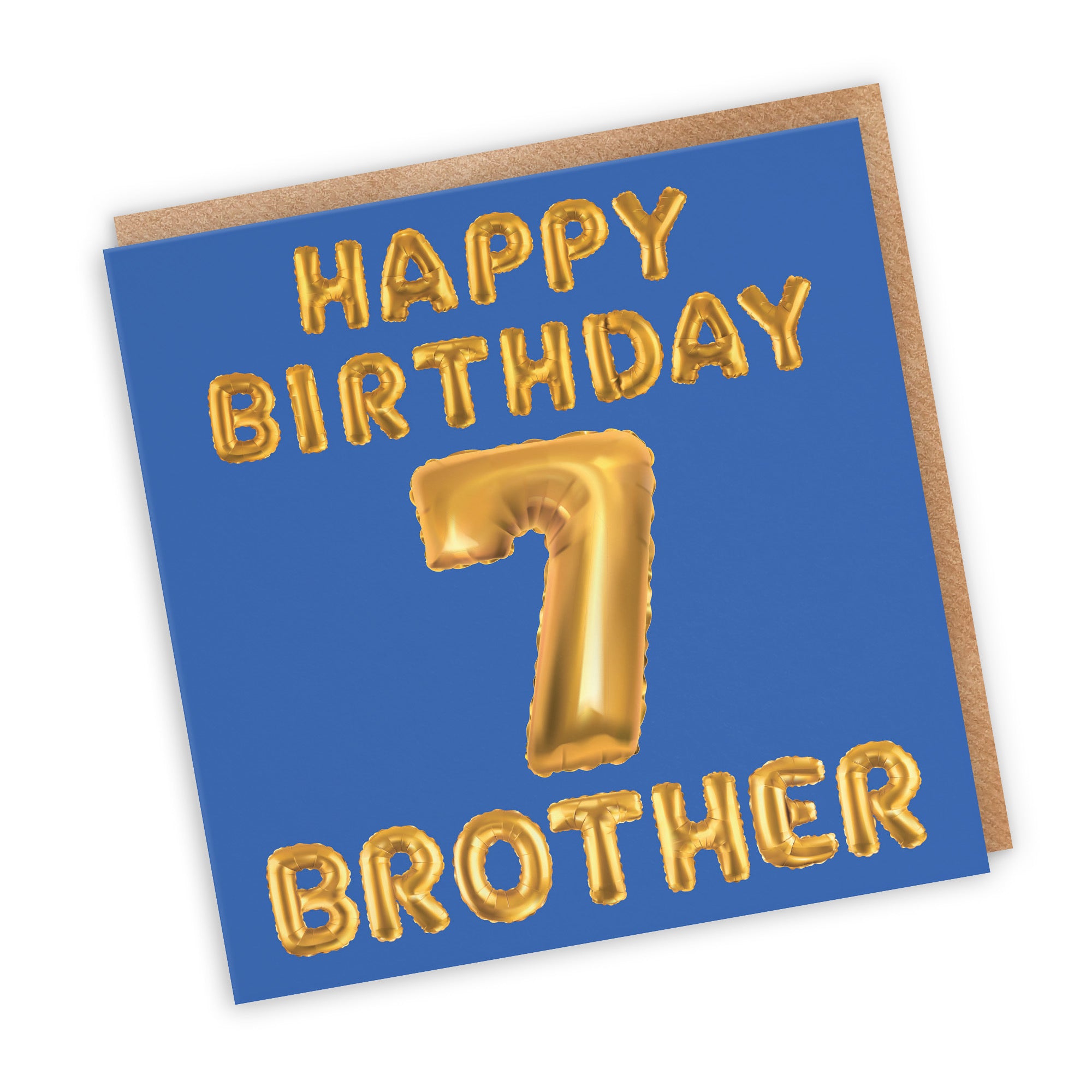 7th Brother Birthday Card Balloon - Default Title (TH02672)