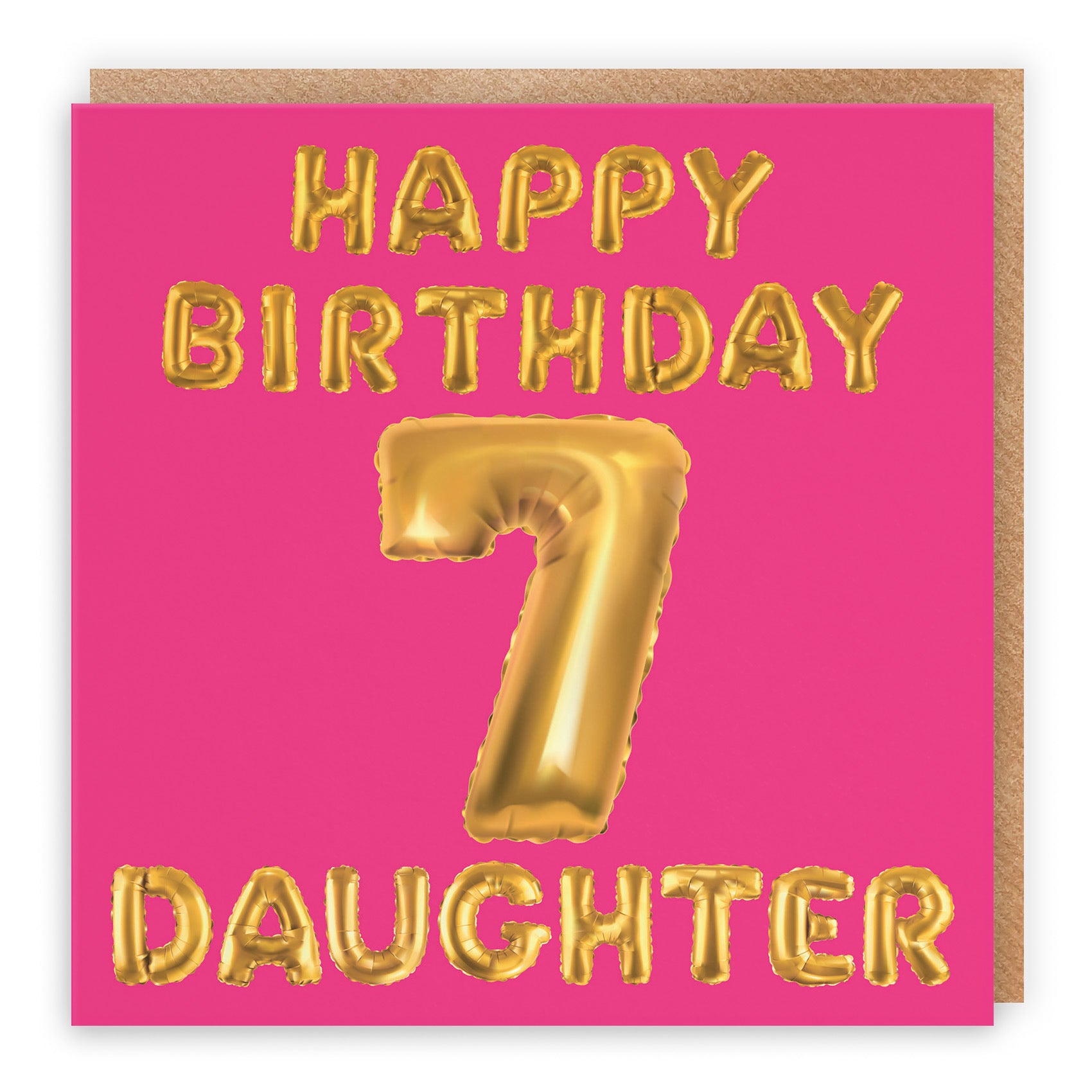 7th Daughter Birthday Card Balloon - Default Title (TH02674)