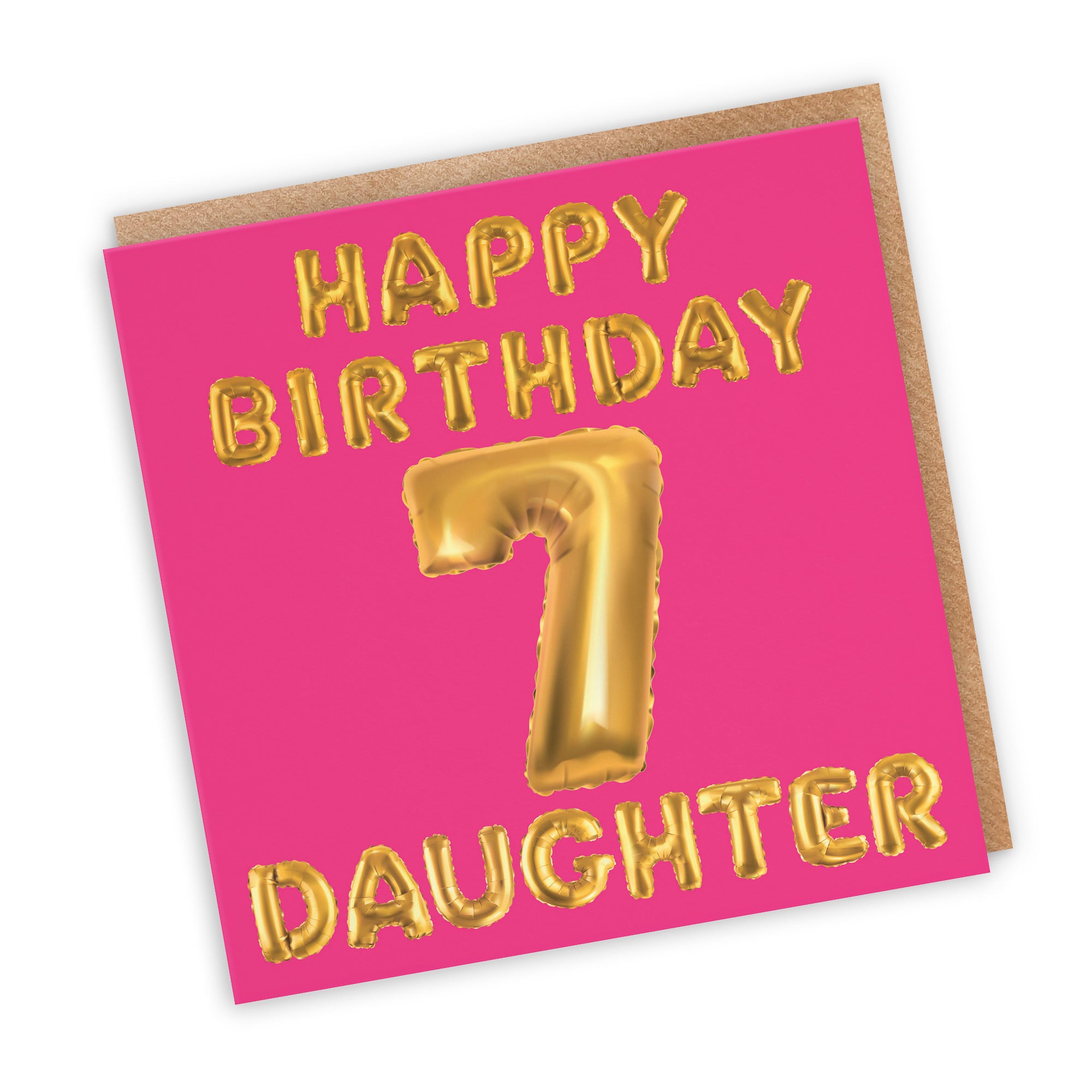 7th Daughter Birthday Card Balloon - Default Title (TH02674)