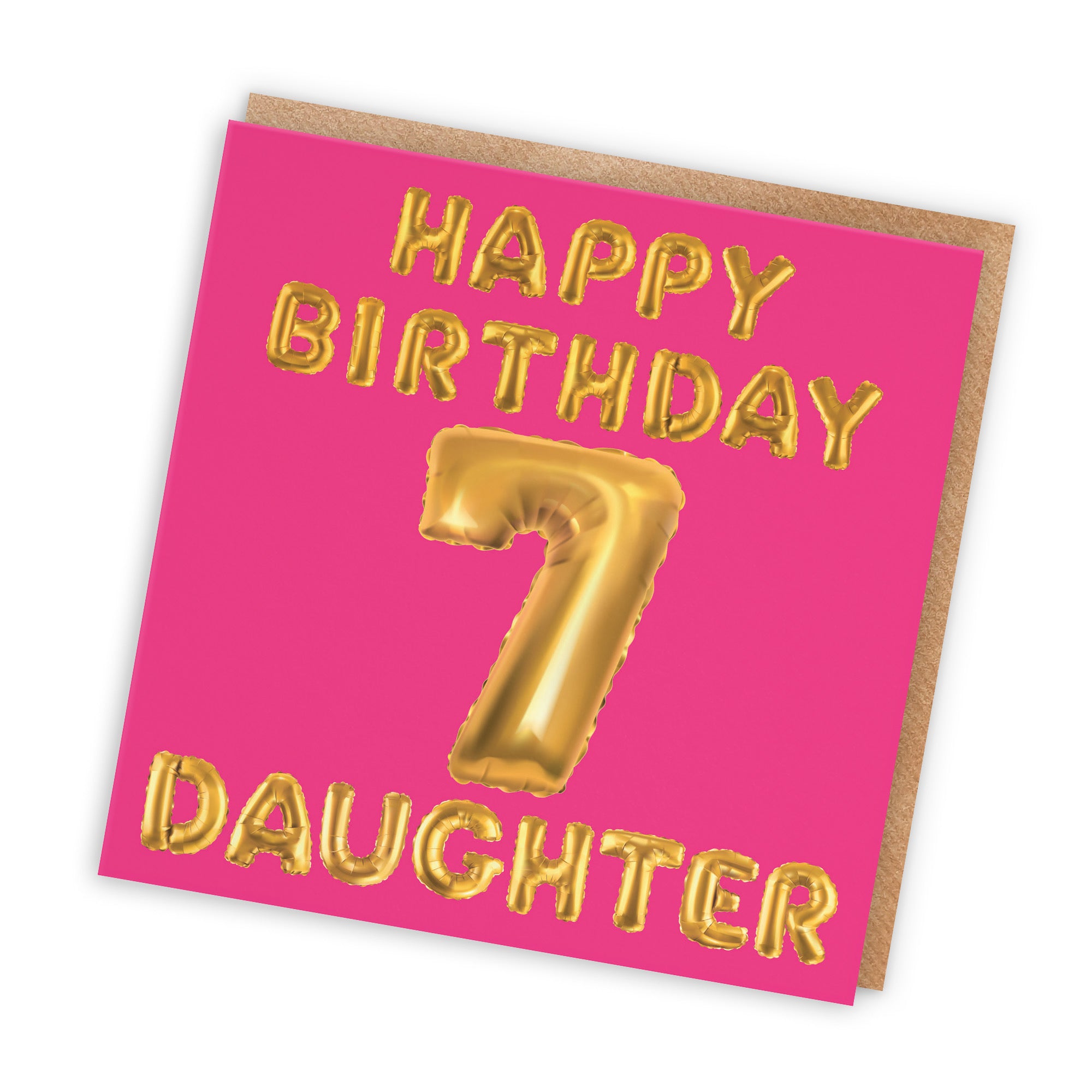 7th Daughter Birthday Card Balloon - Default Title (TH02674)
