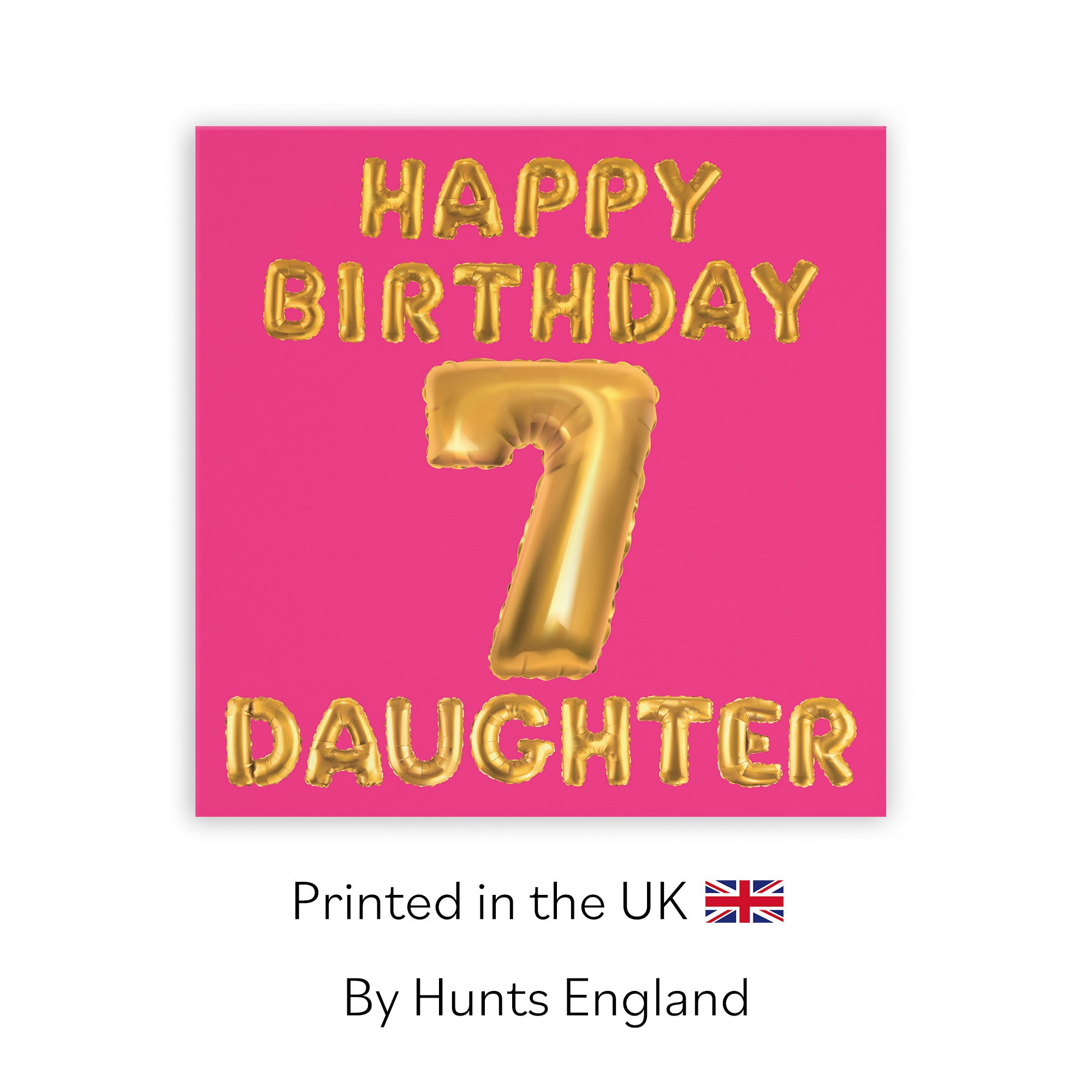 7th Daughter Birthday Card Balloon - Default Title (TH02674)
