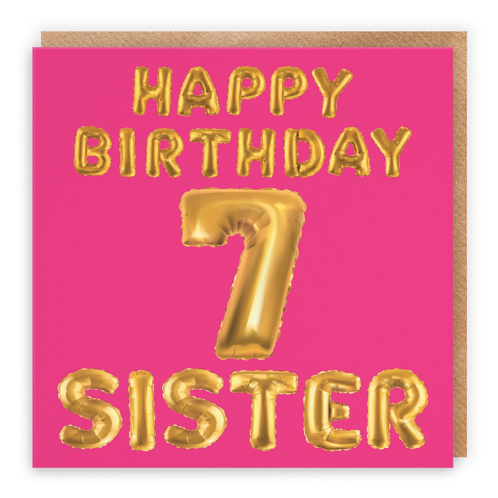 7th Sister Birthday Card Balloon - Default Title (TH02675)