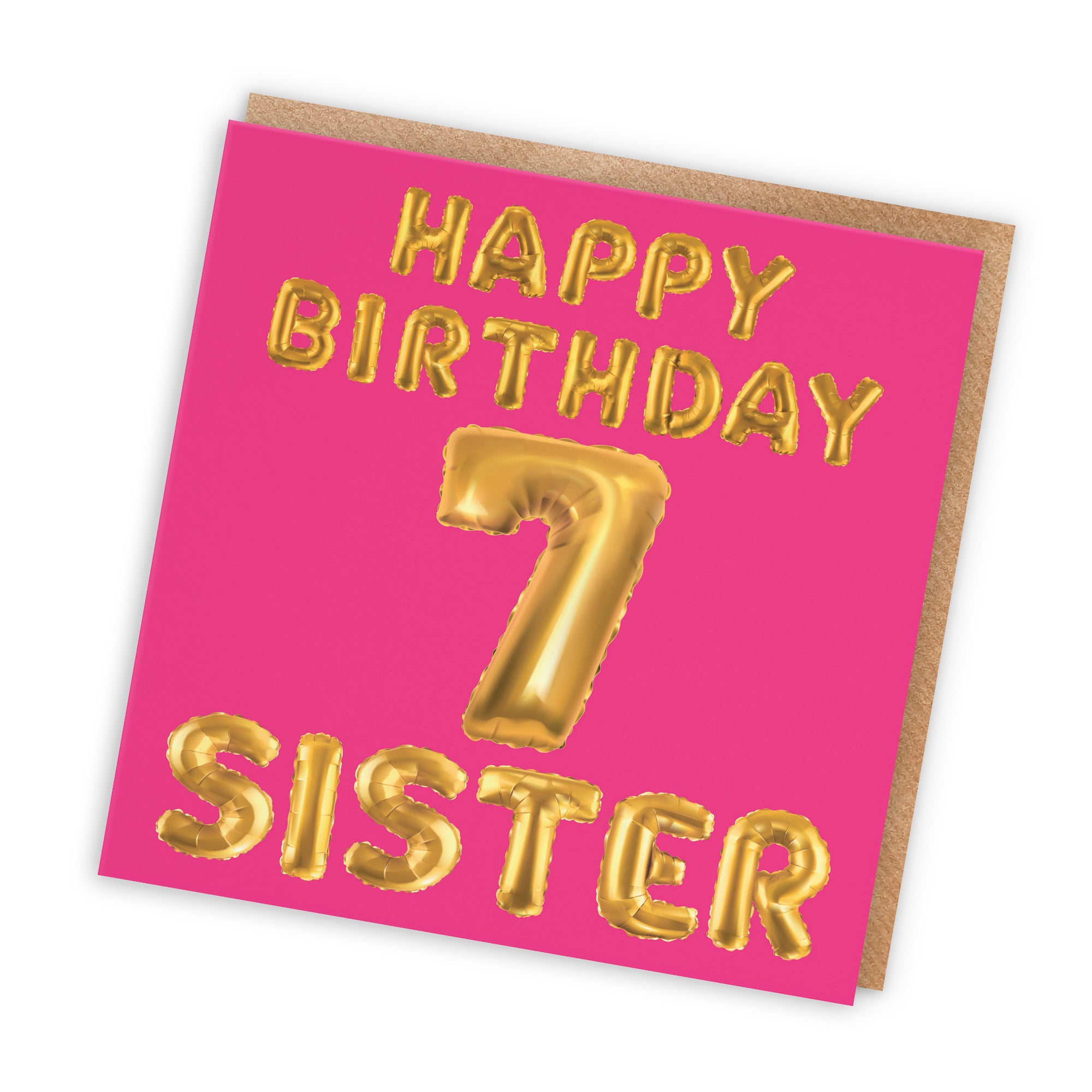 7th Sister Birthday Card Balloon - Default Title (TH02675)