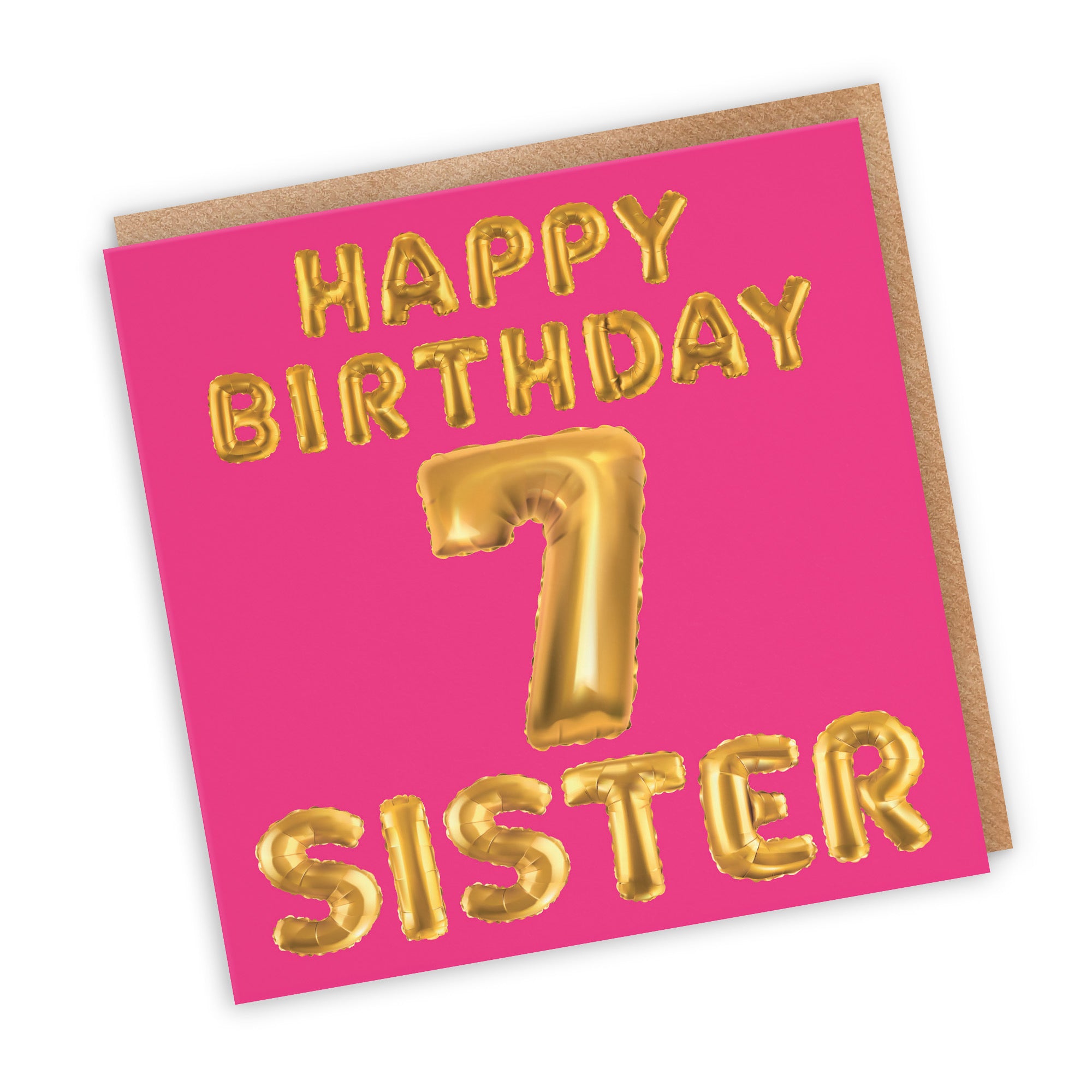 7th Sister Birthday Card Balloon - Default Title (TH02675)