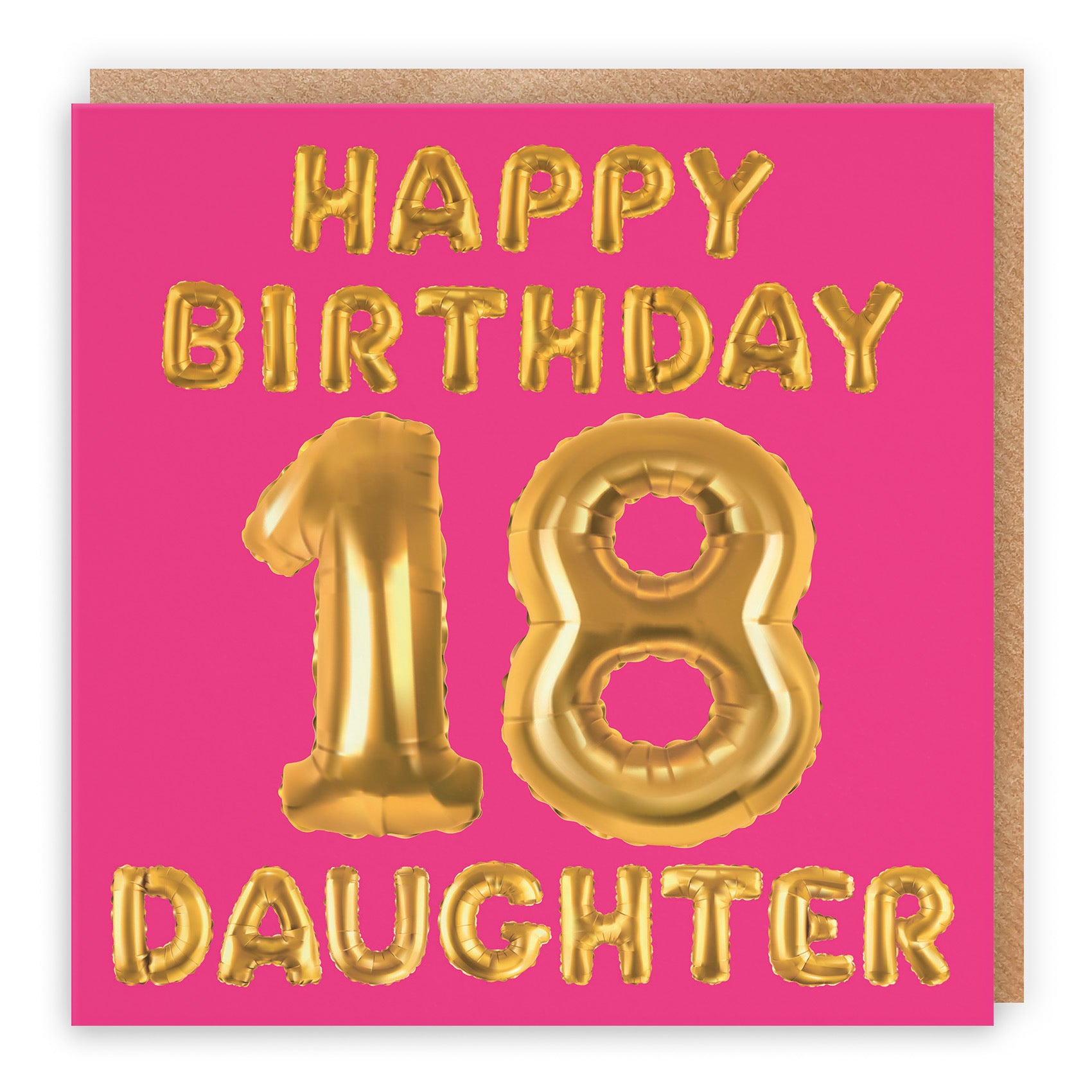 18th Daughter Birthday Card Balloon - Default Title (TH02676)
