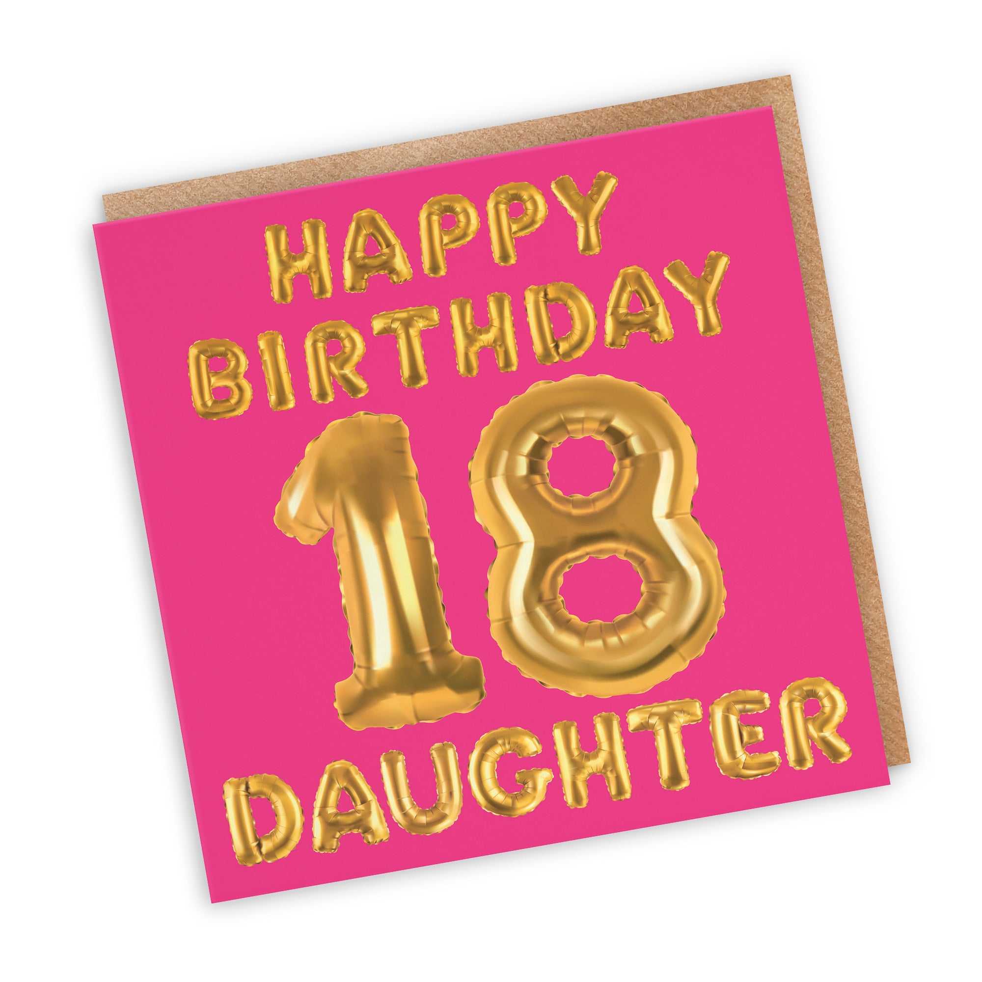 18th Daughter Birthday Card Balloon - Default Title (TH02676)