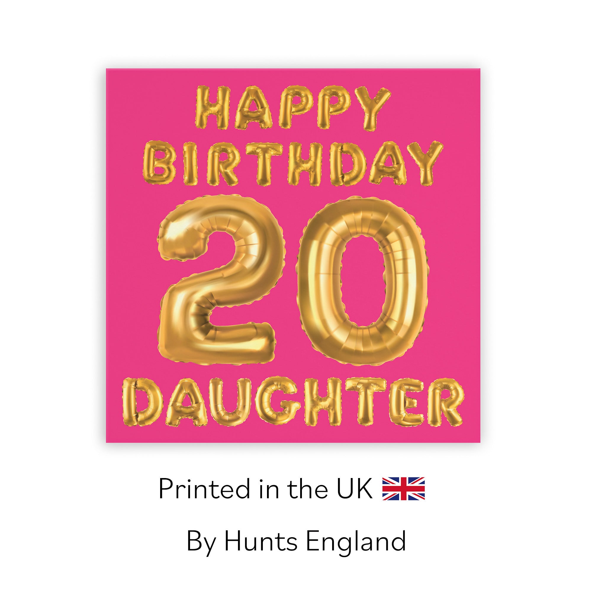 20th Daughter Birthday Card Balloon - Default Title (TH02678)