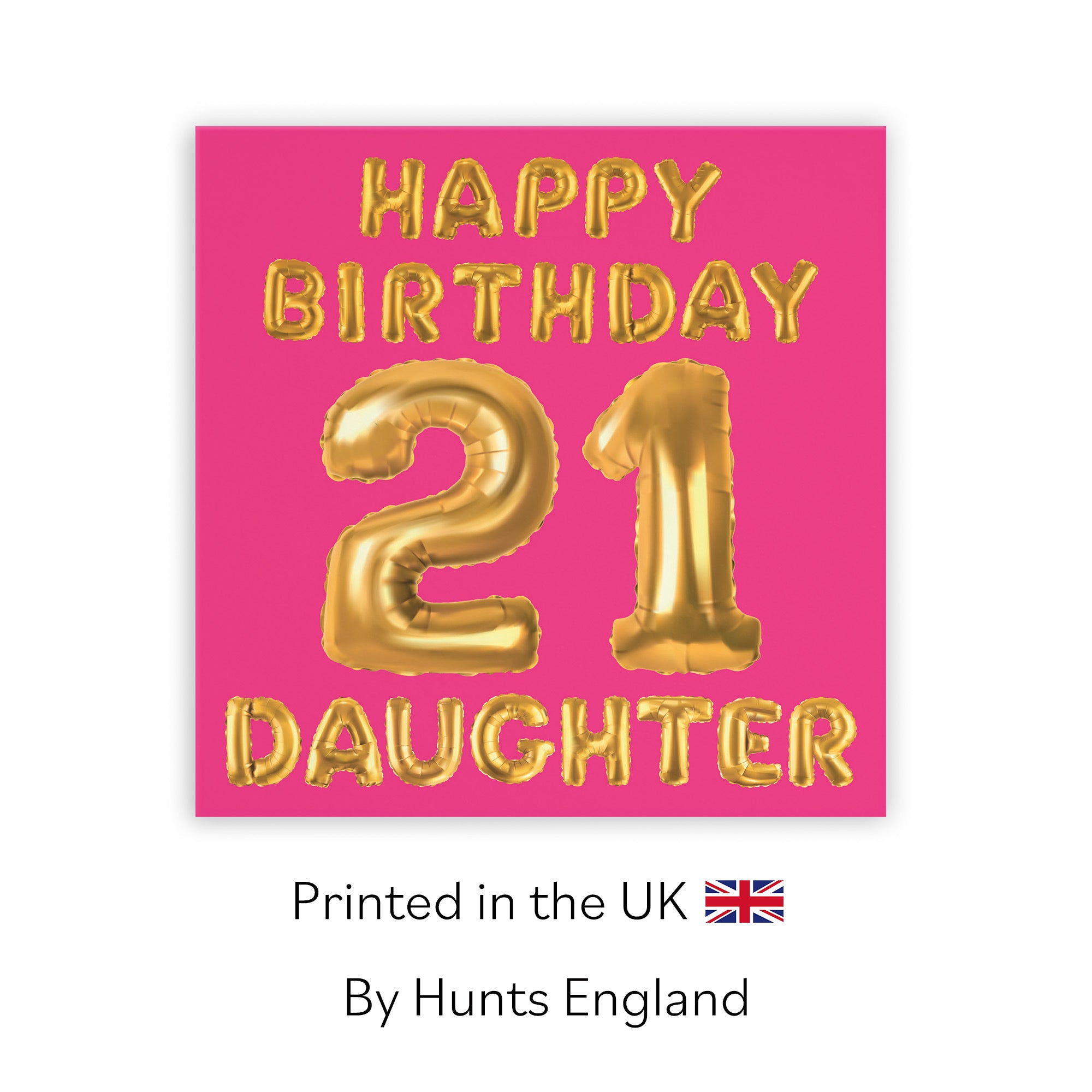 21st Daughter Birthday Card Balloon - Default Title (TH02680)