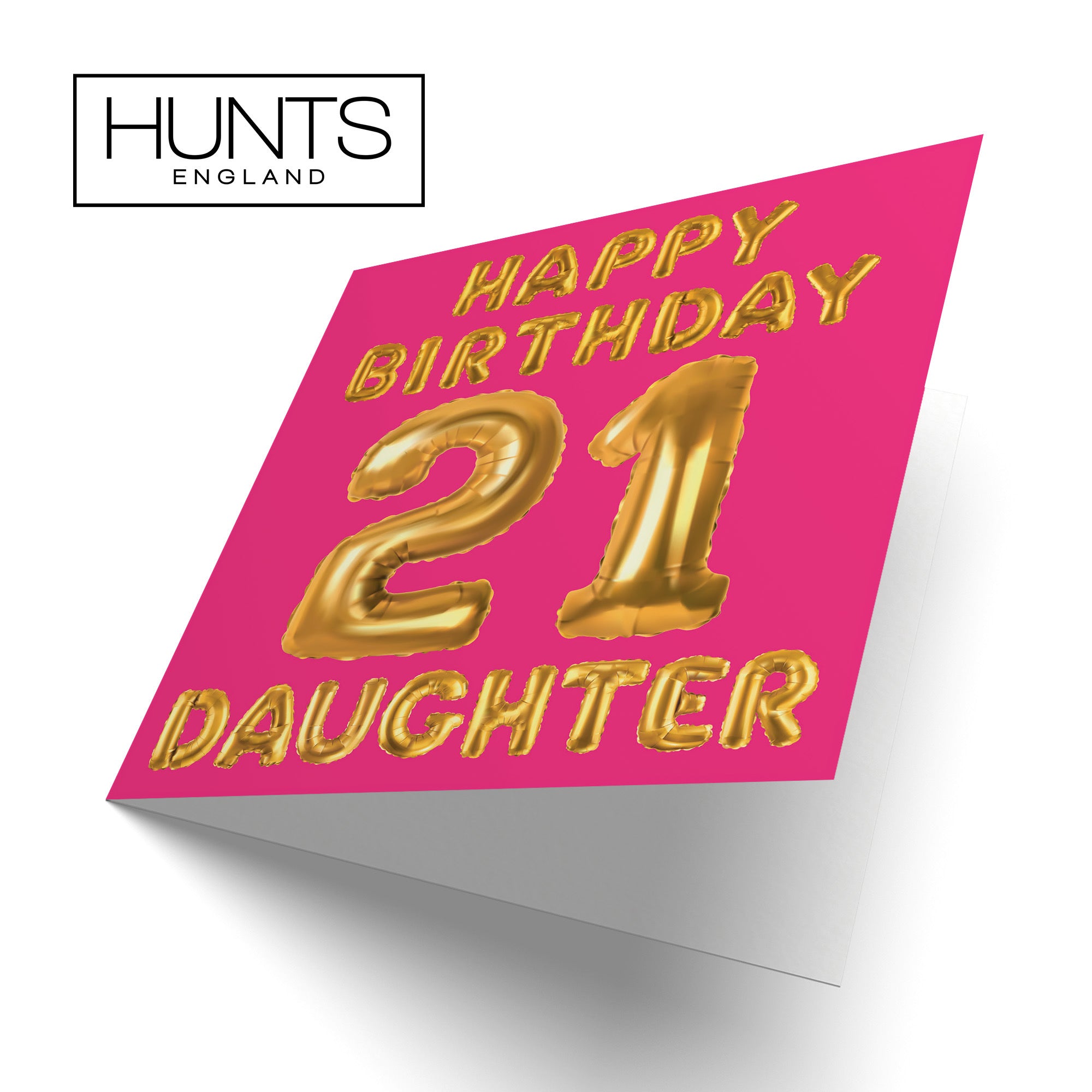 21st Daughter Birthday Card Balloon - Default Title (TH02680)