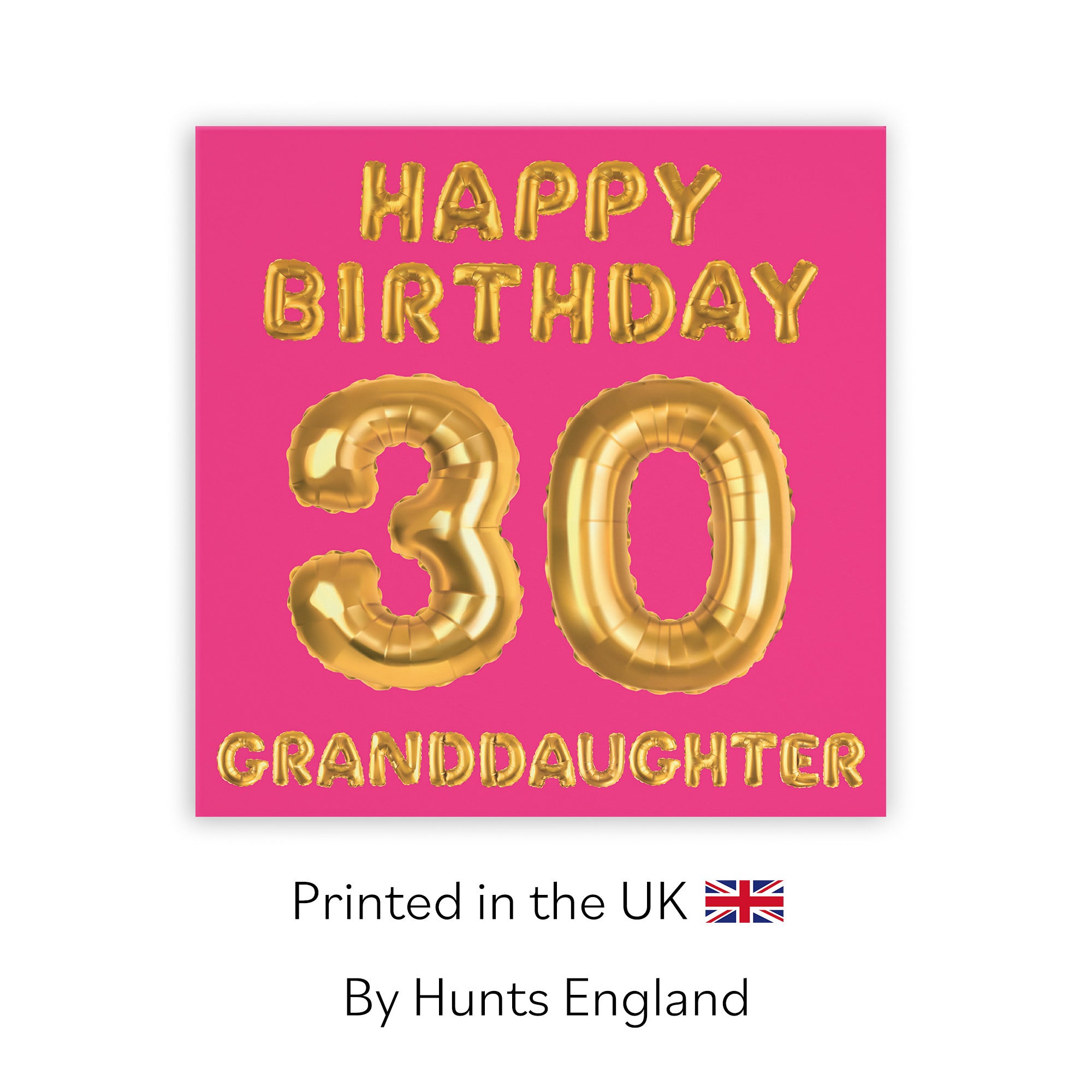 30th Granddaughter Birthday Card Balloon - Default Title (TH02683)