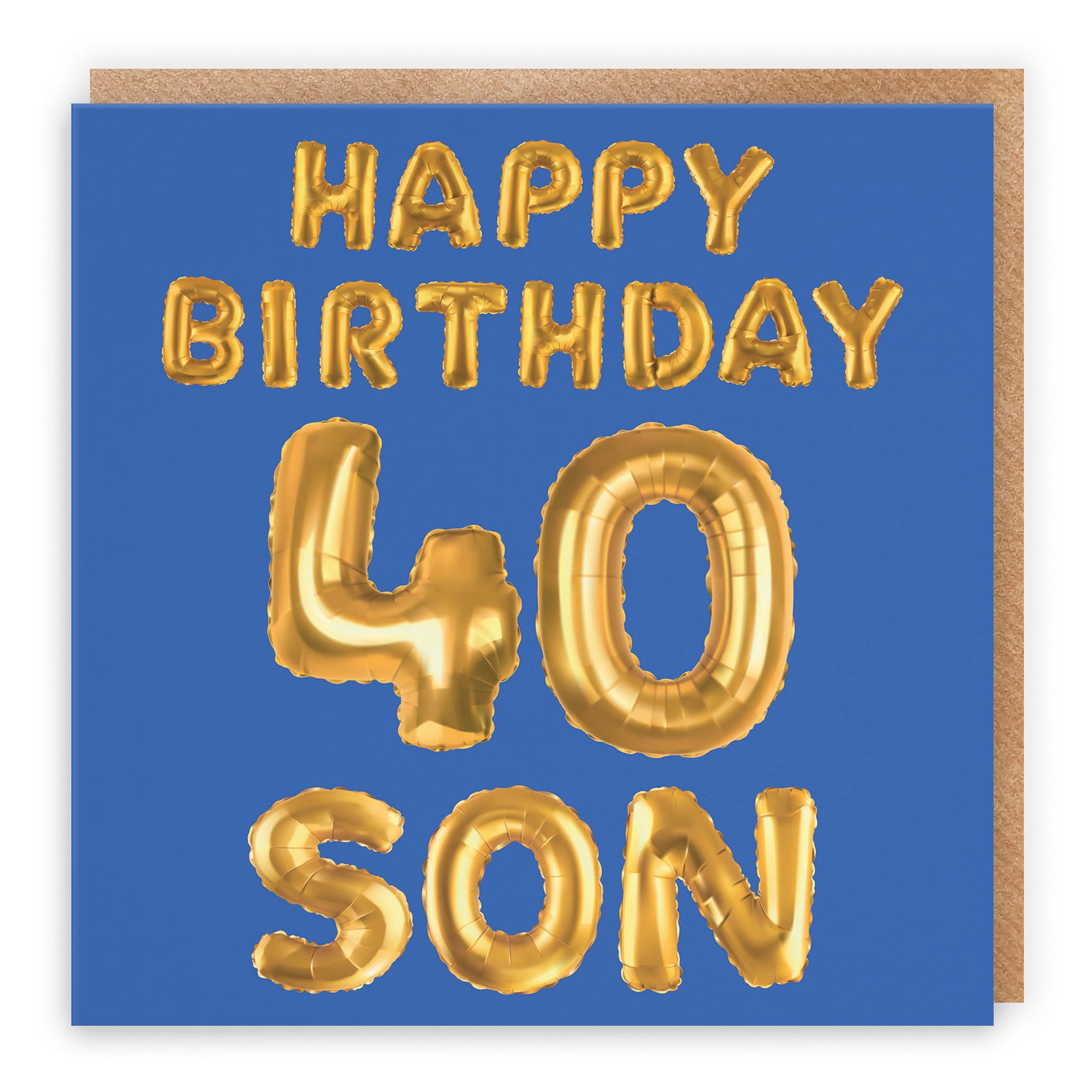 40th Son Birthday Card Balloon - Default Title (TH02692)