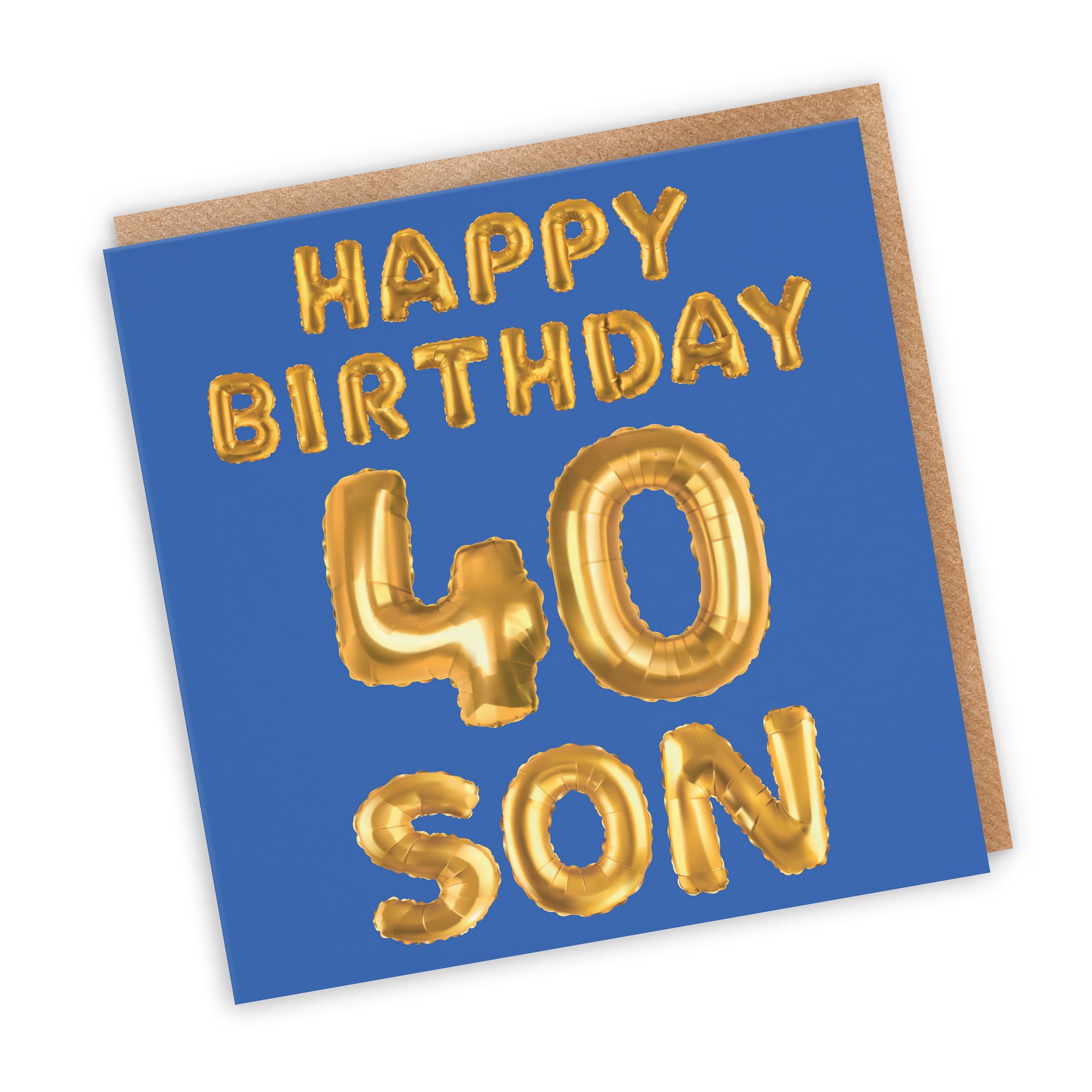 40th Son Birthday Card Balloon - Default Title (TH02692)