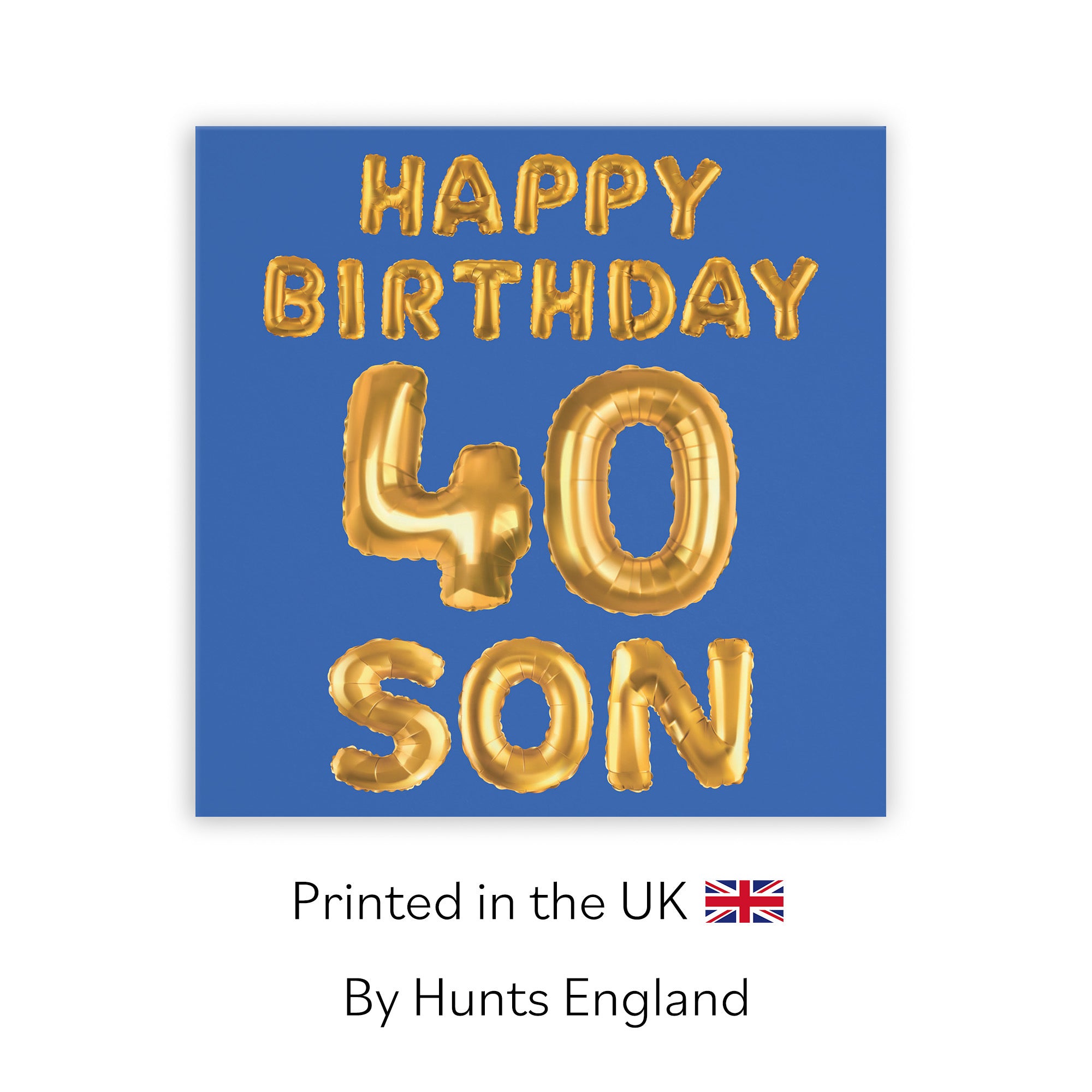 40th Son Birthday Card Balloon - Default Title (TH02692)