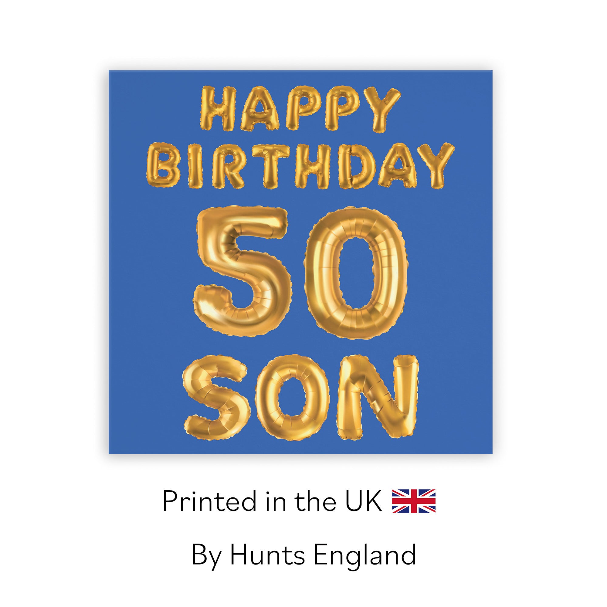 50th Son Birthday Card Balloon - Default Title (TH02693)
