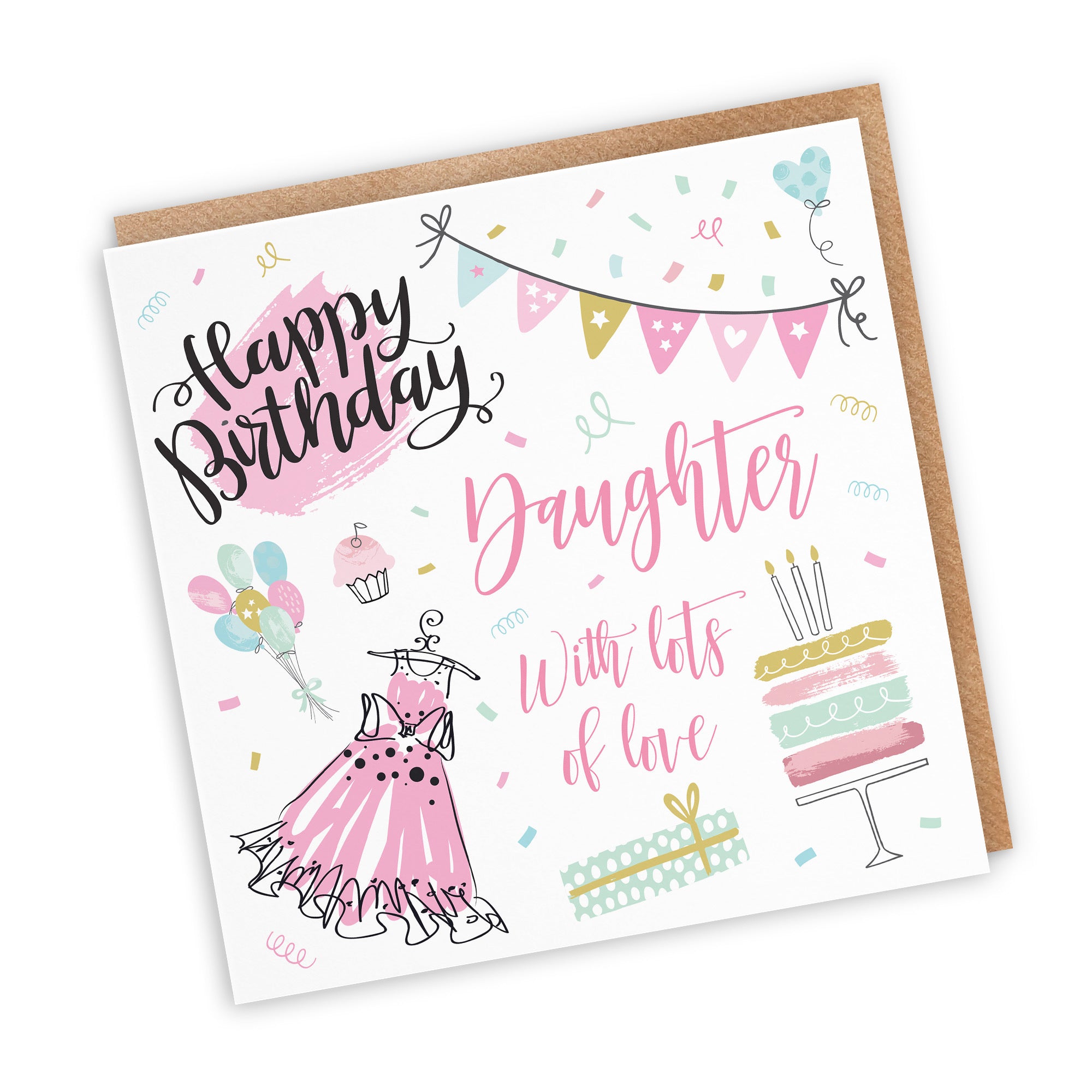 Daughter Birthday Card Party - Default Title (TH02706)