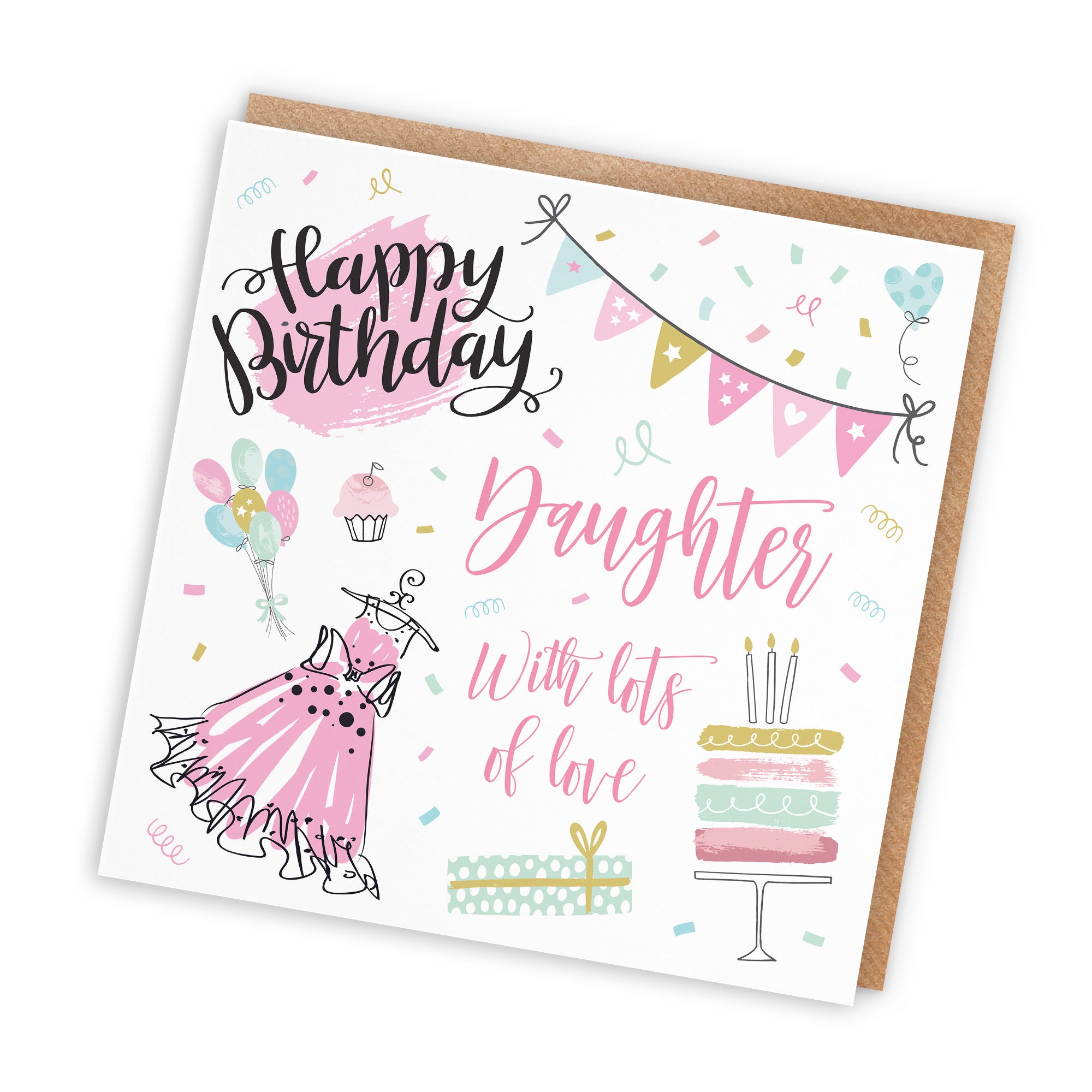 Daughter Birthday Card Party - Default Title (TH02706)
