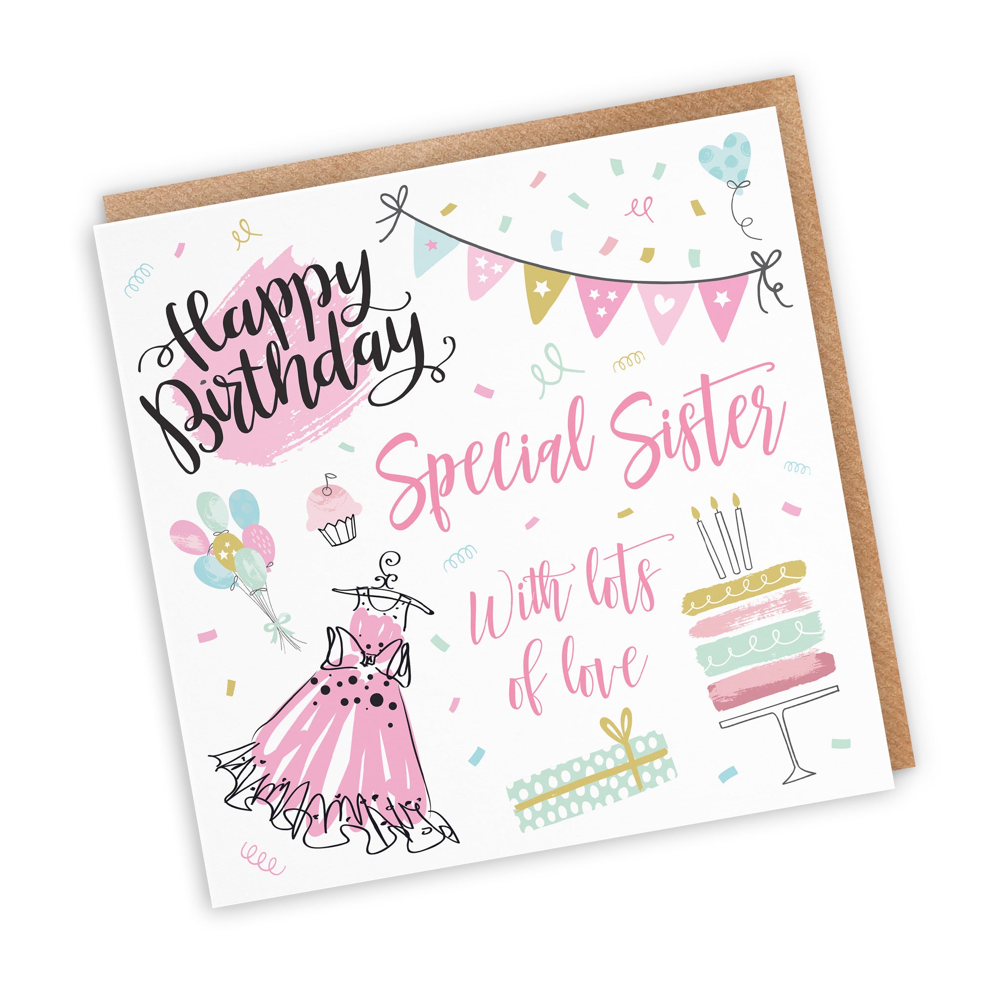 Sister Birthday Card Party - Default Title (TH02707)
