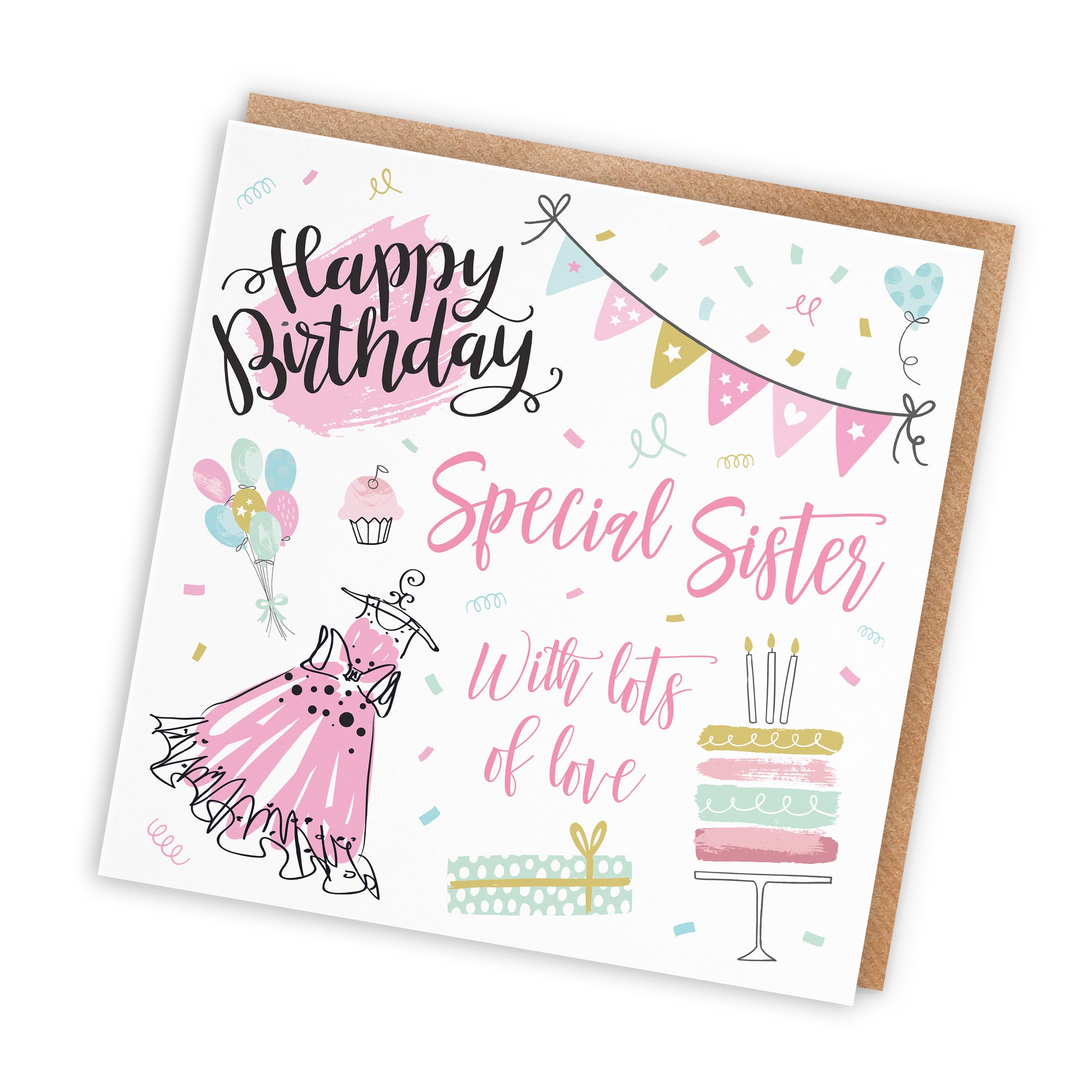 Sister Birthday Card Party - Default Title (TH02707)