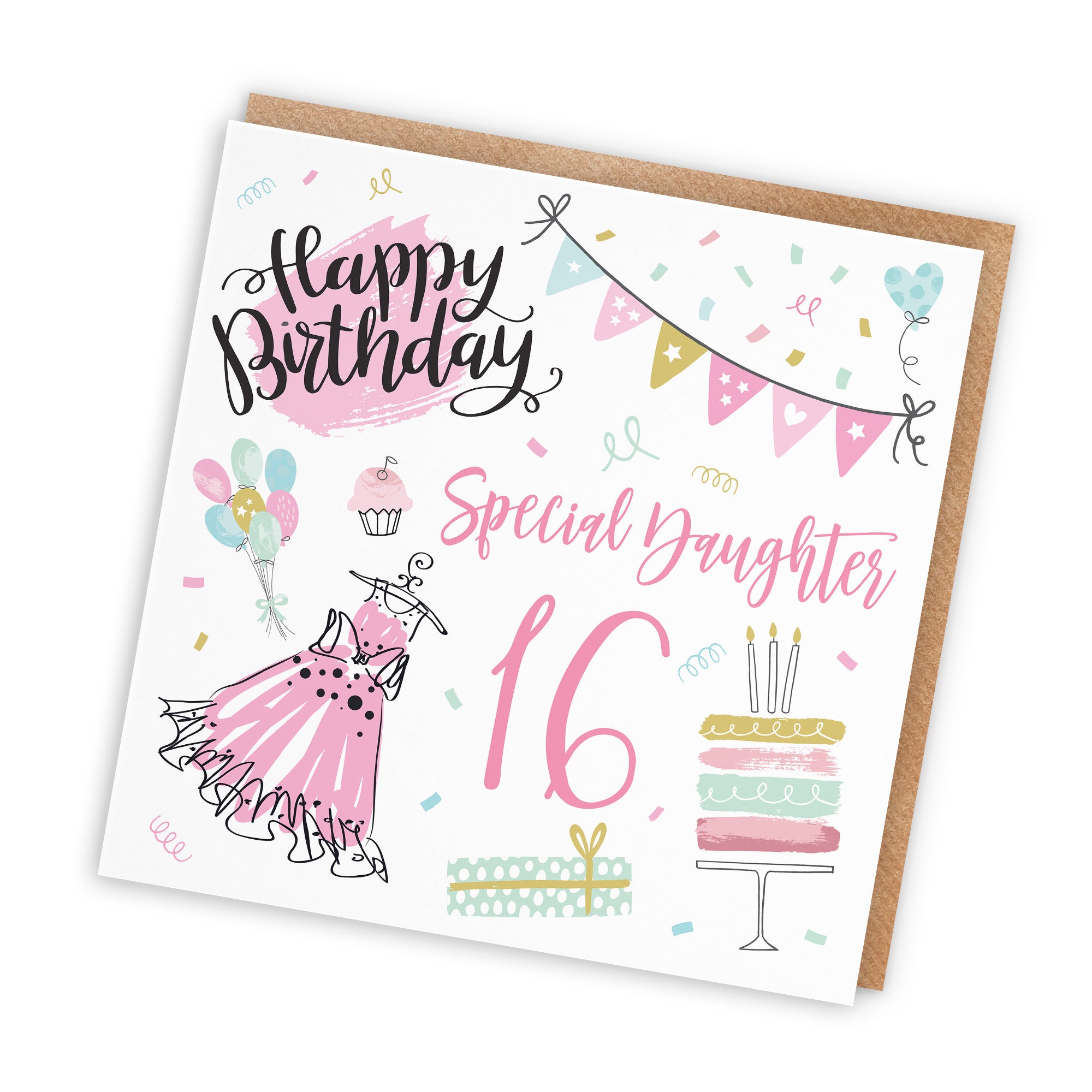 16th Daughter Birthday Card Party - Default Title (TH02708)