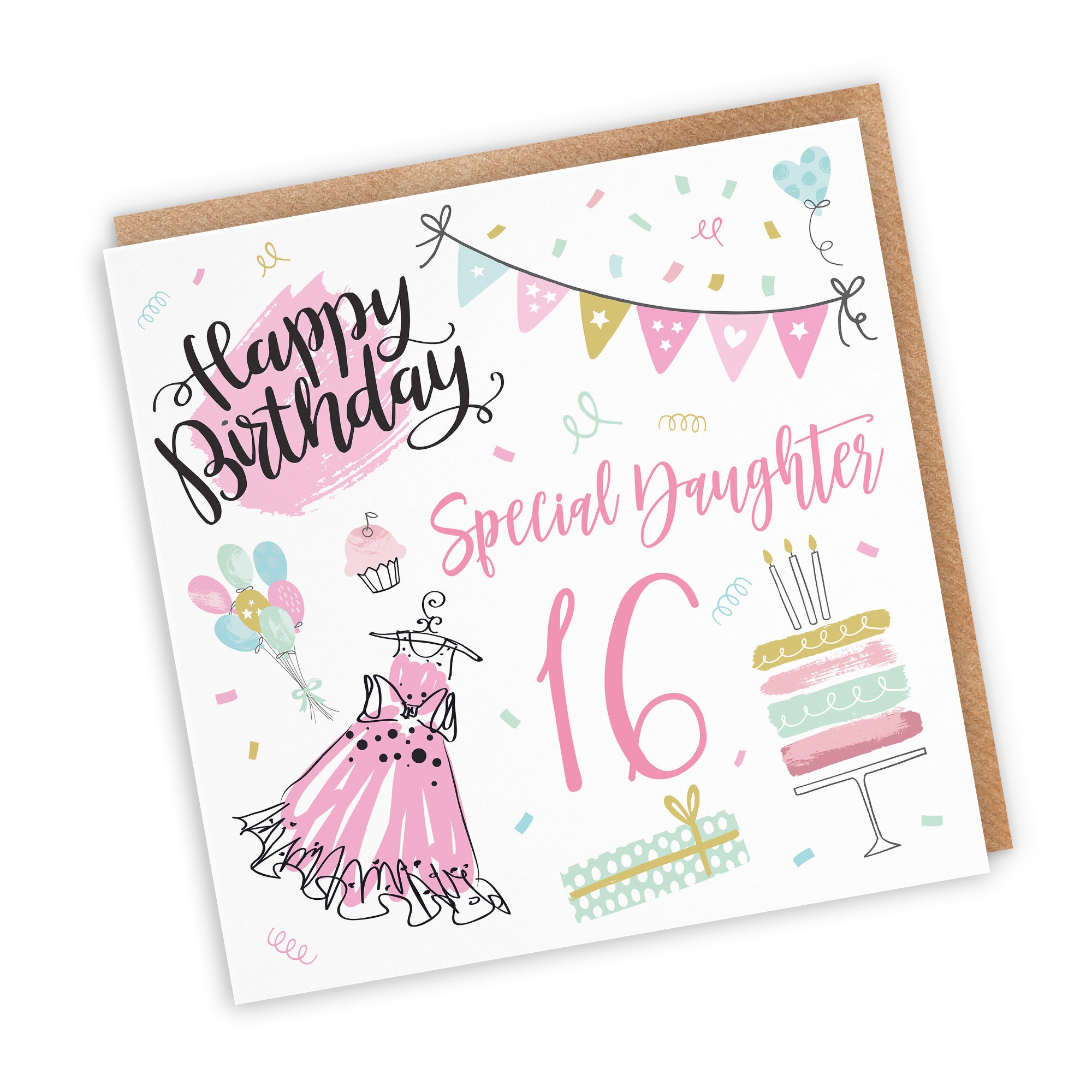 16th Daughter Birthday Card Party - Default Title (TH02708)