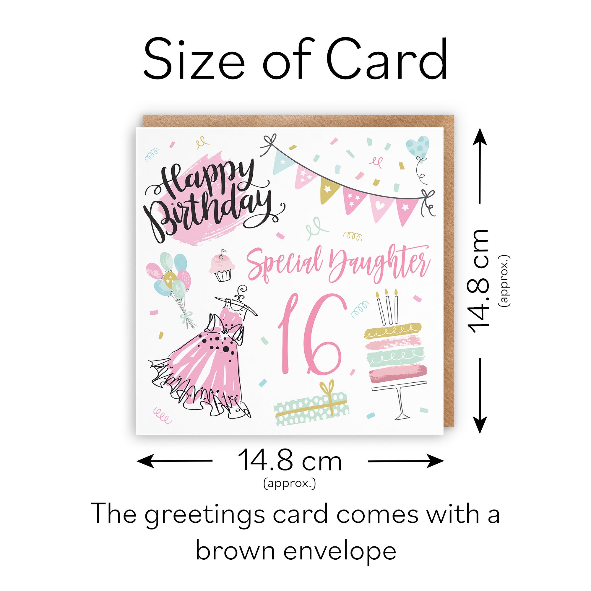 16th Daughter Birthday Card Party - Default Title (TH02708)