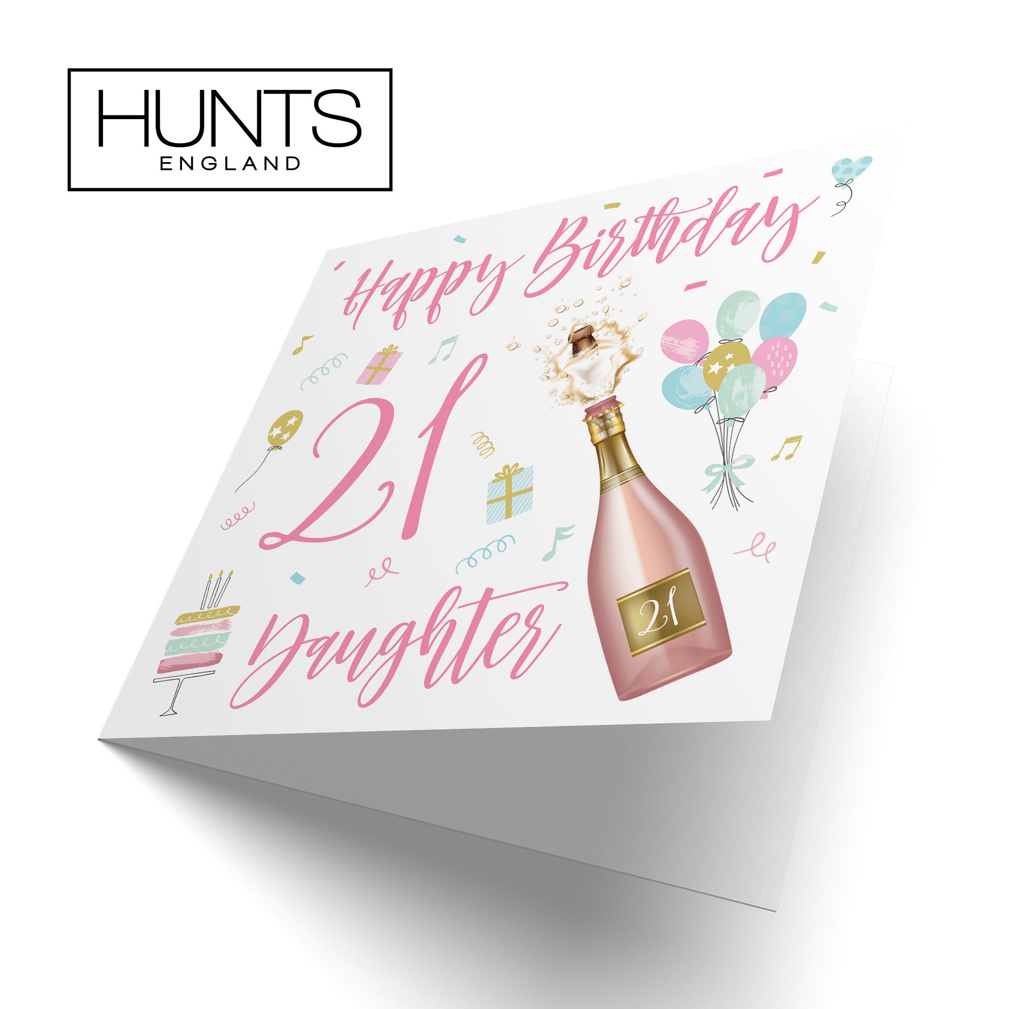 21st Daughter Birthday Card Champagne - Default Title (TH02711)